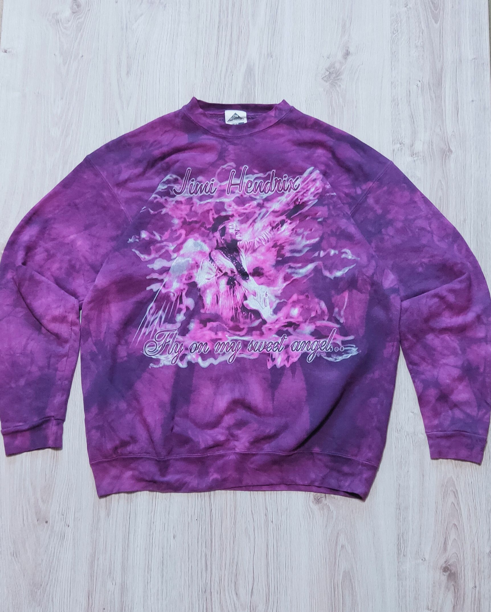 Band Tees × Jimi Hendrix × Vintage 1995 Jimi Hendrix sweatshirt Size US XL / EU 56 / 4 - 1 Thumbnail