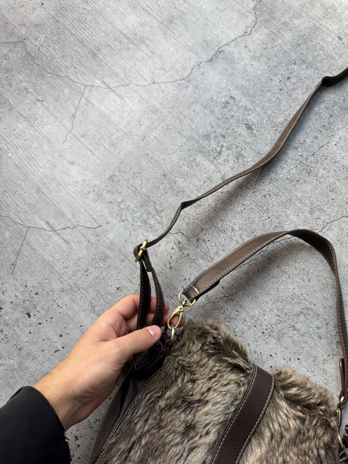 Hysteric Glamour Miss Sixty Y2K Hysteric Glamour Style Faux Fur Bag Size ONE SIZE - 7 Thumbnail