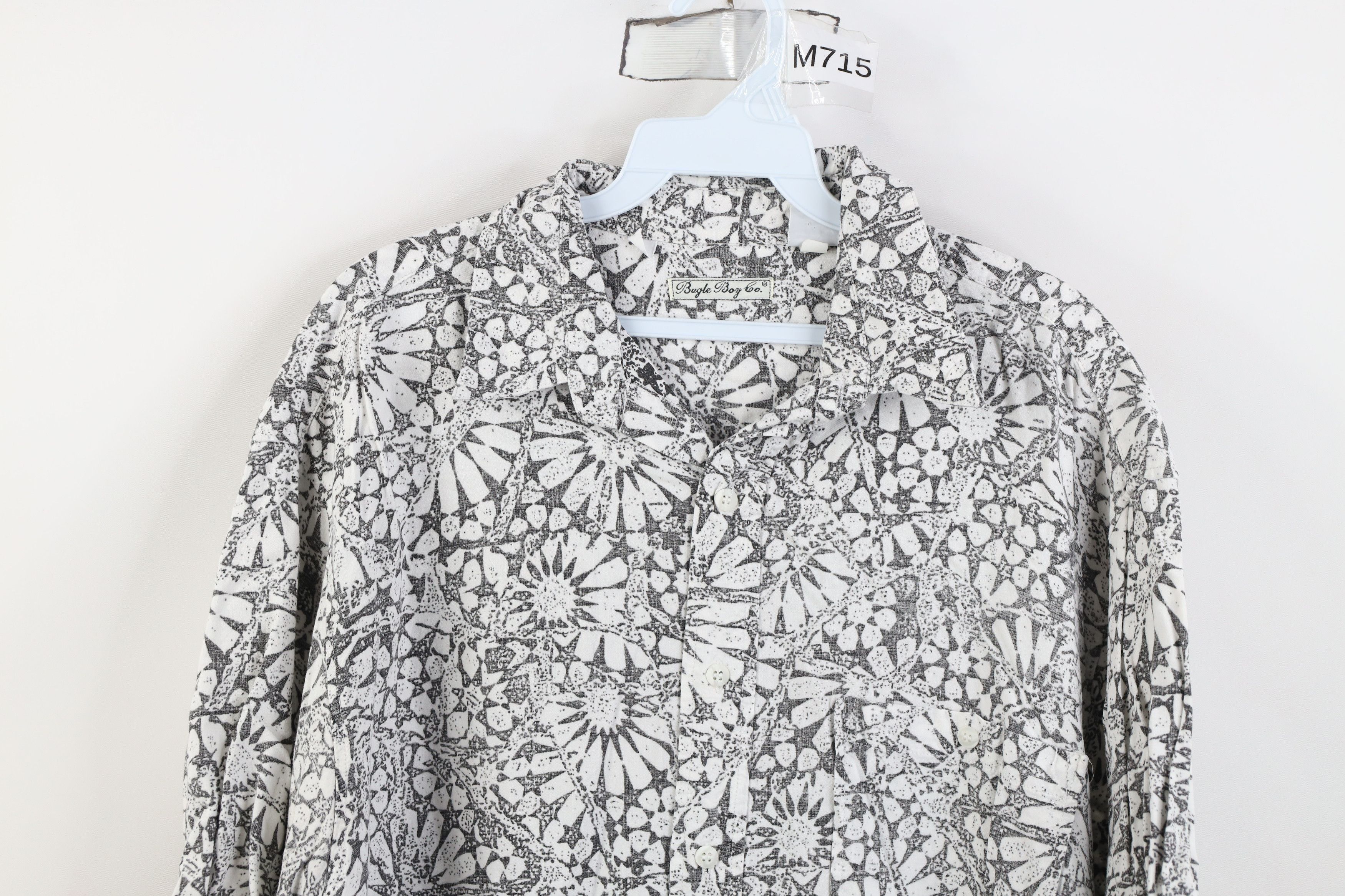 Vintage Vintage 90s Streetwear Flower Hawaiian Button Shirt Size US L / EU 52-54 / 3 - 2 Thumbnail