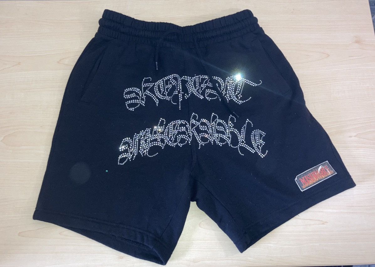Other Repent Miserable | Rhinestone Shorts size M Size US 32 / EU 48 - 1 Thumbnail
