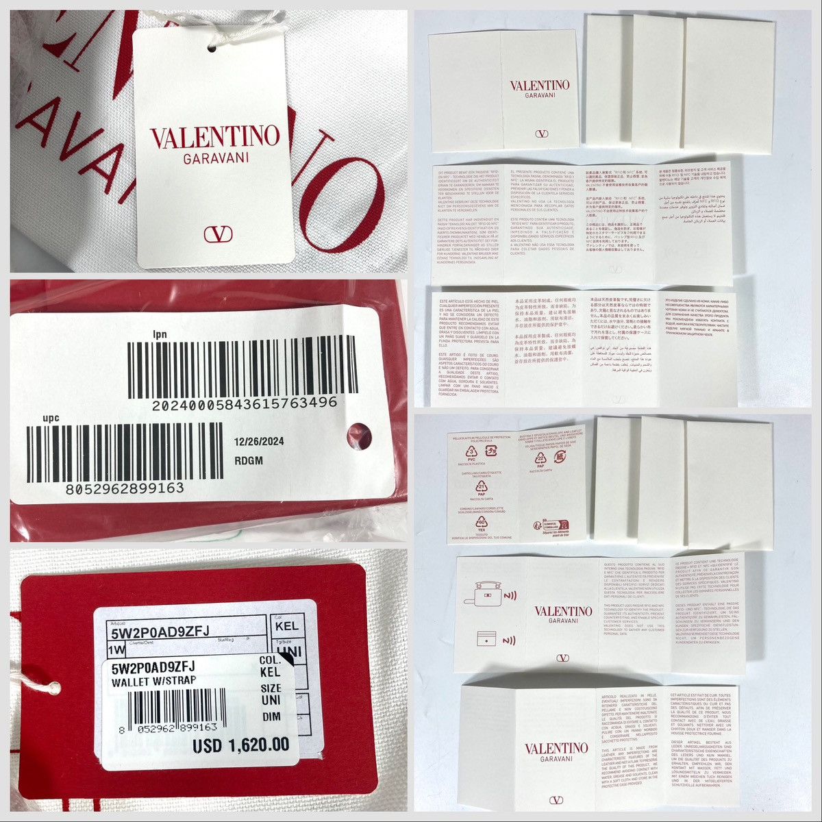 Valentino Valentino Garavani VLOGO Bold Wallet On A Chain Almond Beige Size ONE SIZE - 4 Thumbnail