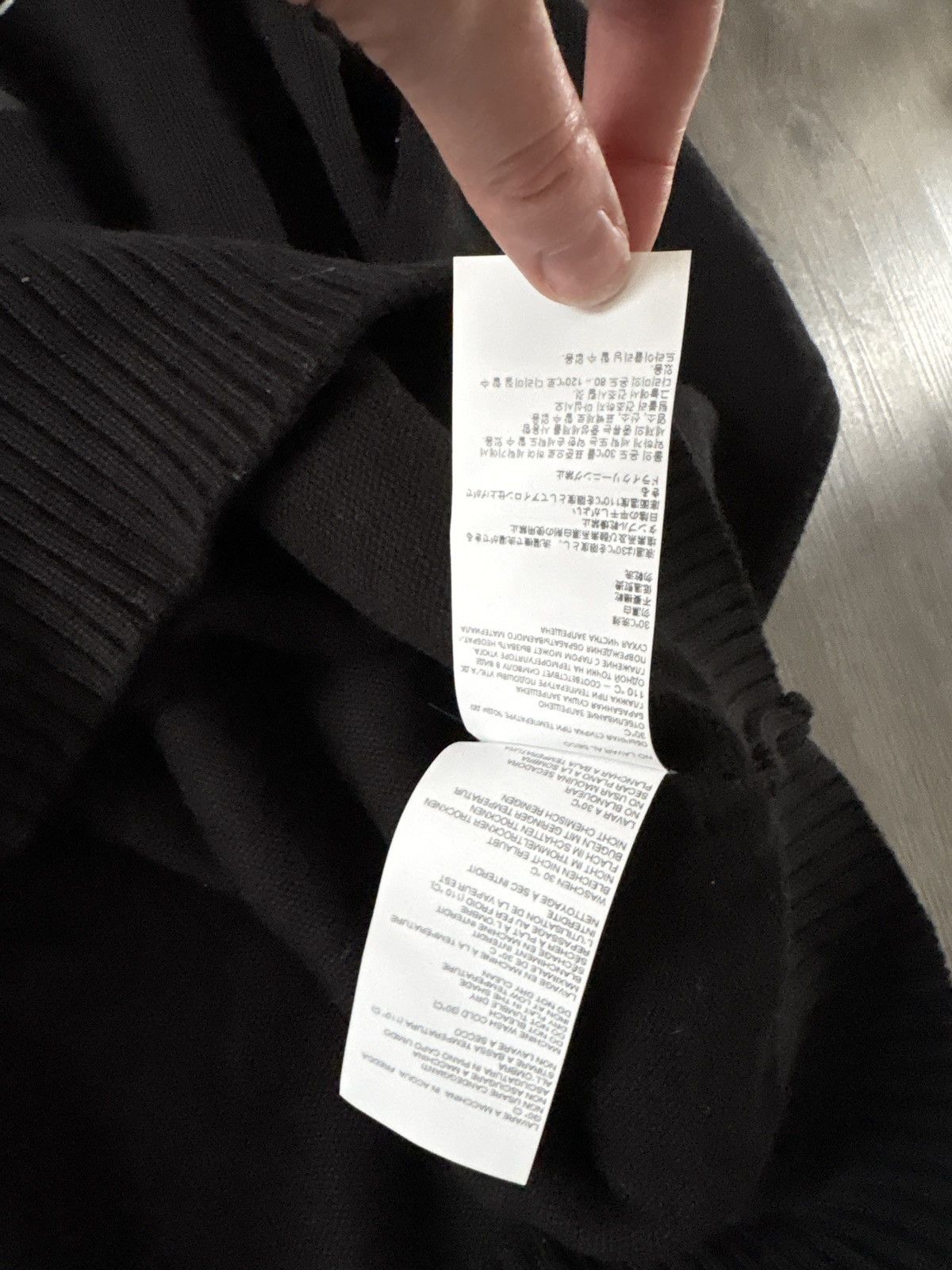 1017 ALYX 9SM black 1017 ALYX 9SM crewneck sweater Size US XL / EU 56 / 4 - 5 Thumbnail