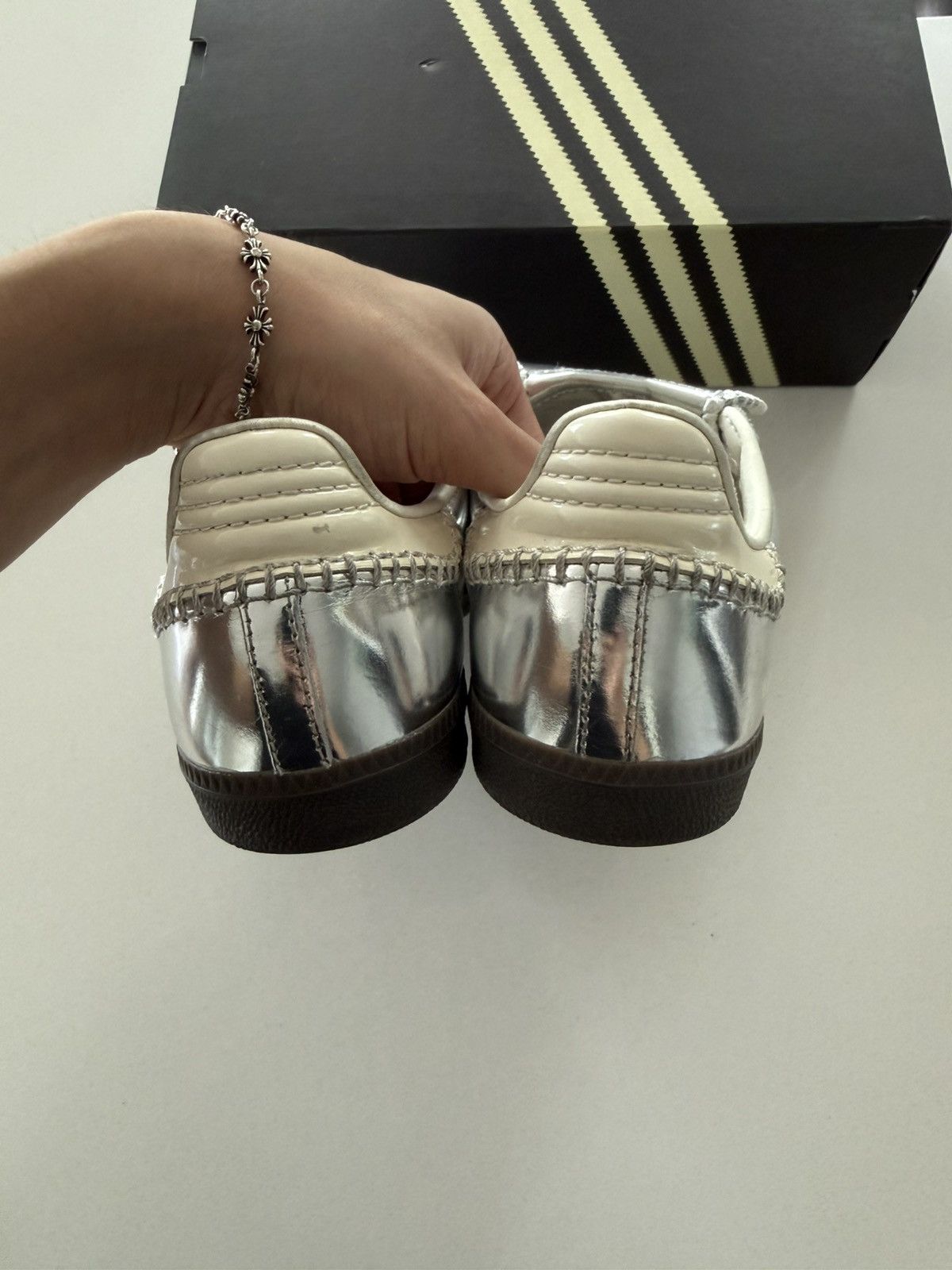Adidas × Wales Bonner Wales Bonner ‘Silver Metallic’ Adidas Samba Size US 8 / EU 41 - 14 Thumbnail