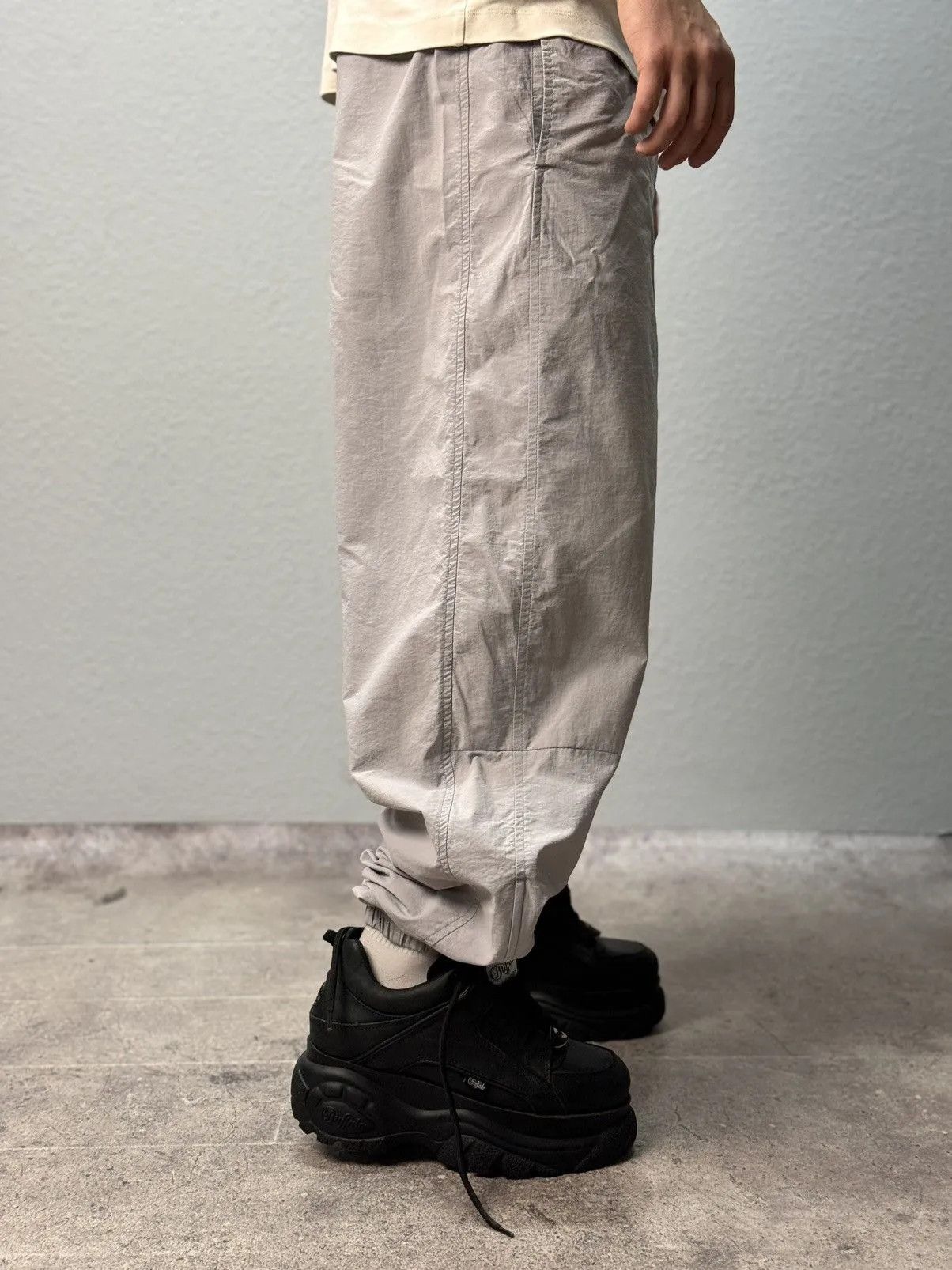Nike 👉 Nike Vintage Baggy Cargo Pants – Faded Distressed Style Size US 34 / EU 50 - 3 Thumbnail