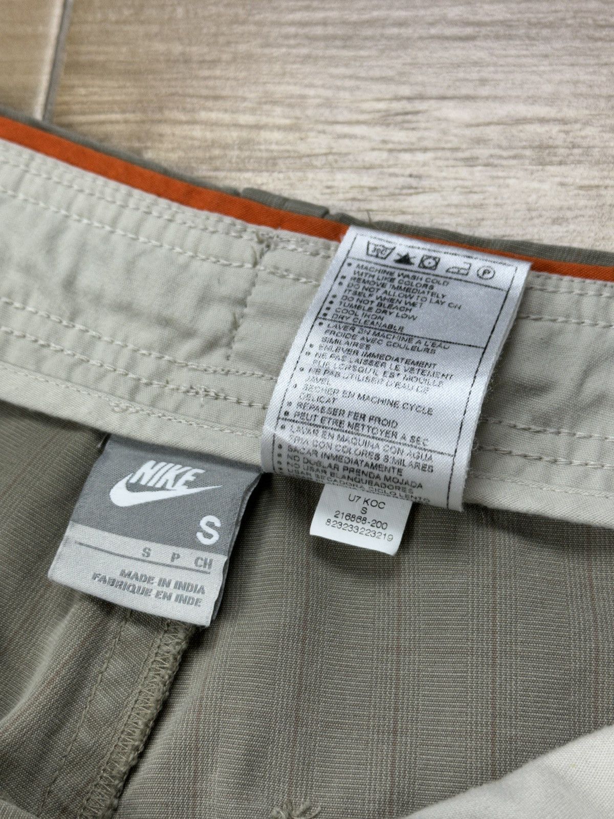 Nike × Vintage Vintage Y2K Nike Big Swoosh Cargo Shorts Size US 30 / EU 46 - 11 Thumbnail