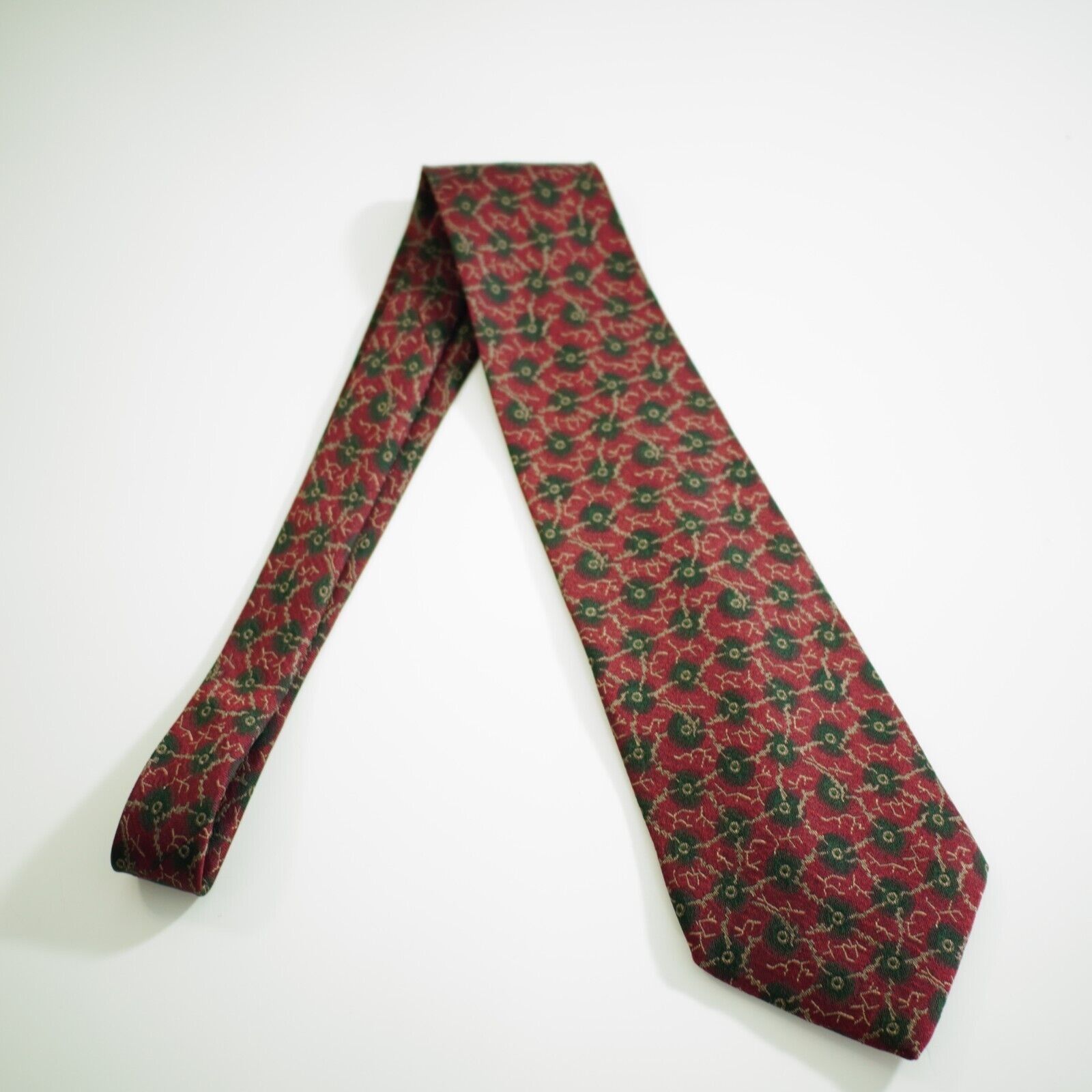 Giorgio Armani Giorgio Armani Cravatte Red Black Abstract Geometric Print W Size ONE SIZE - 7 Thumbnail