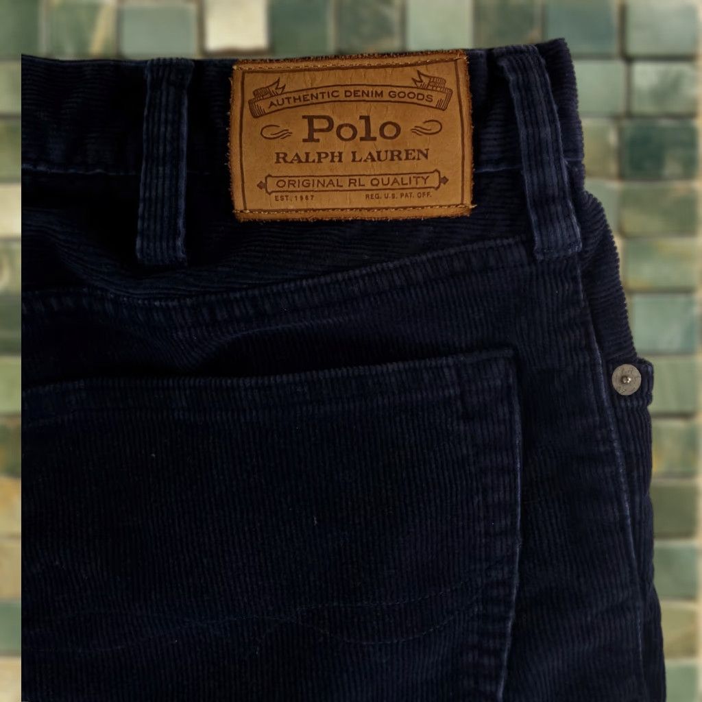 Polo Ralph Lauren Polo Ralph Lauren Pants Pinwale Corduroy Blue Mens 37x32 Inseam 32 Casual Pants Regular Blue Mens 37x32 Size US M / EU 48-50 / 2 - 1 Thumbnail
