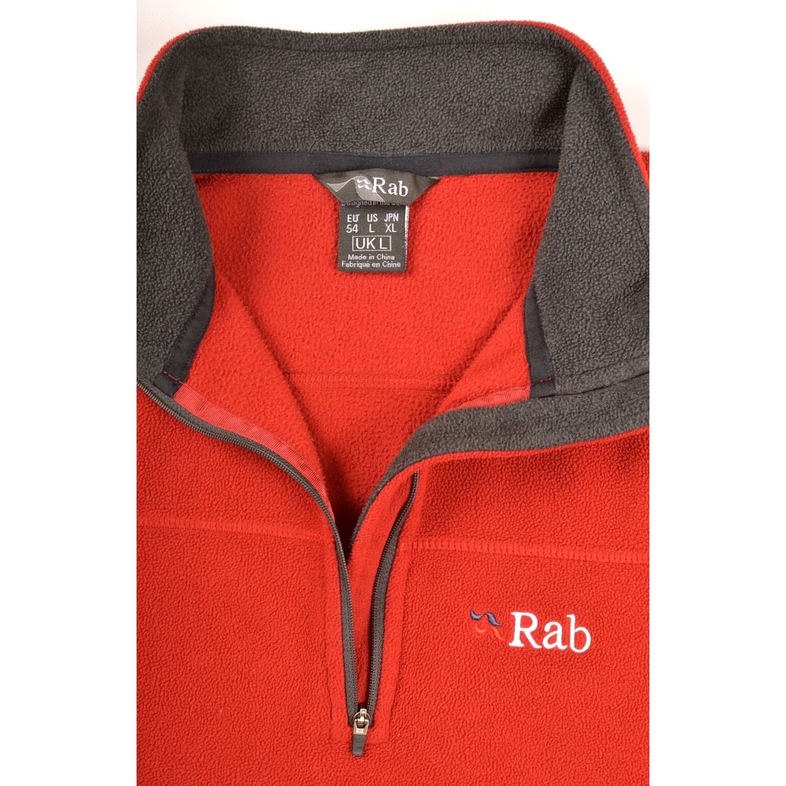Rab Rab Micro Pull-On Red 1/3 Zip Fleece Microfleece Jacket L Mens Size US L / EU 52-54 / 3 - 3 Thumbnail