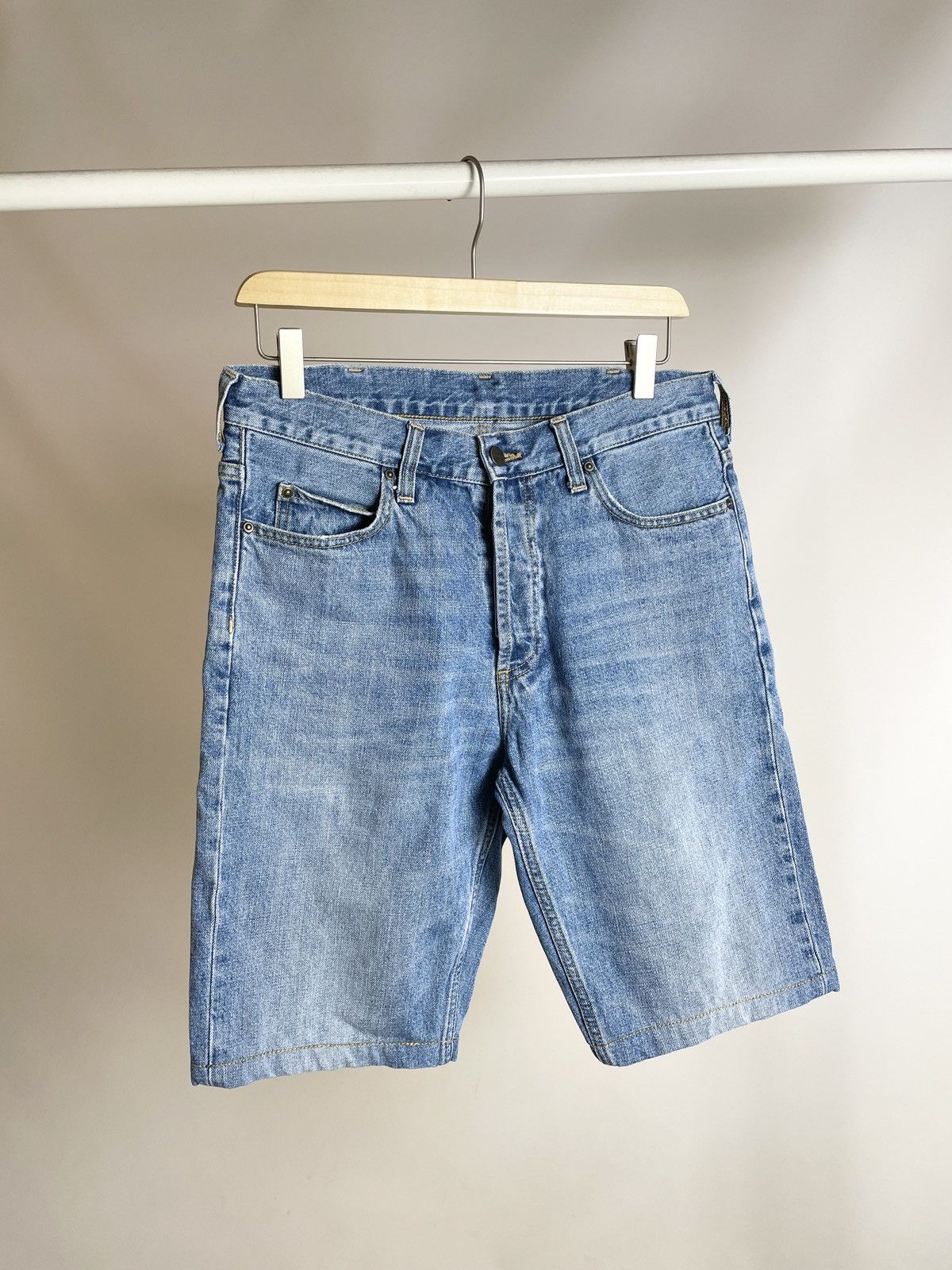 Other VINTAGE 🤖 Carhartt Work in progress Jeans Shorts jorts Size US 30 / EU 46 - 9 Thumbnail
