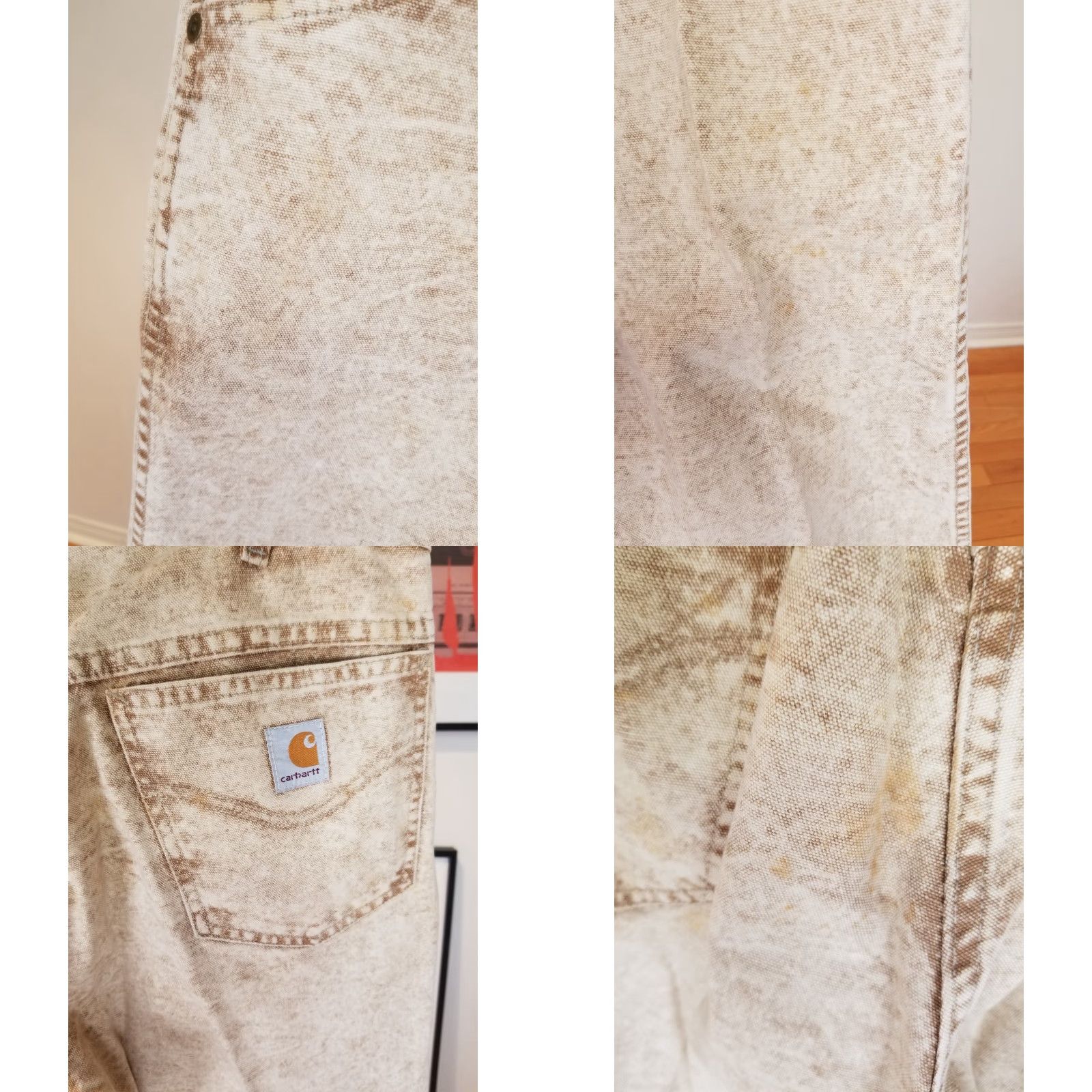Carhartt VINTAGE Carhartt Jeans CAT 80's Brown Denim Acid Wash Regular 32x27 USA Mens Jeans Brown Denim 80s Carhartt Straight Mens Brown Denim Jeans Size US 32 / EU 48 - 8 Thumbnail