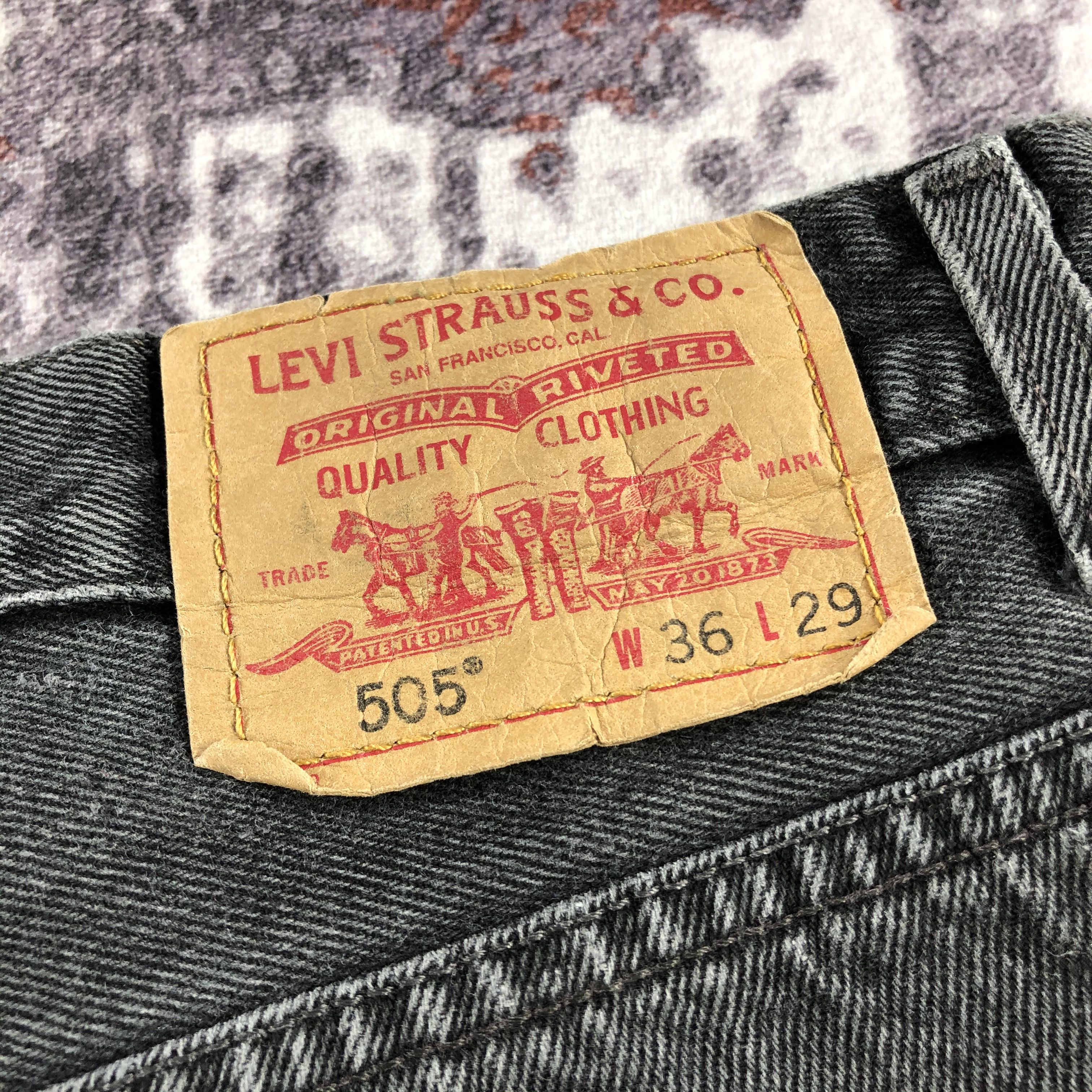 Levi's × Vintage Vintage Levis 505 Earth Tone Jeans-JM2648 Size US 36 / EU 52 - 8 Thumbnail