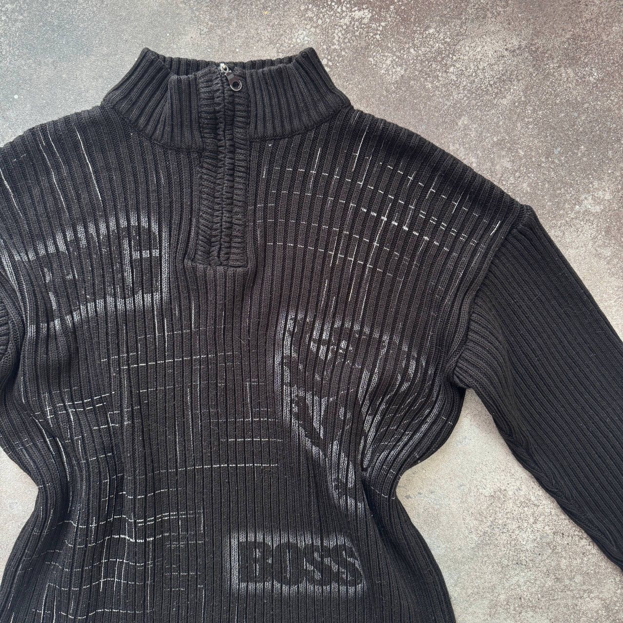 Hysteric Glamour Diesel Style Y2K Vintage Punk Opium Ribbed Knit Sweater Size US XL / EU 56 / 4 - 5 Thumbnail