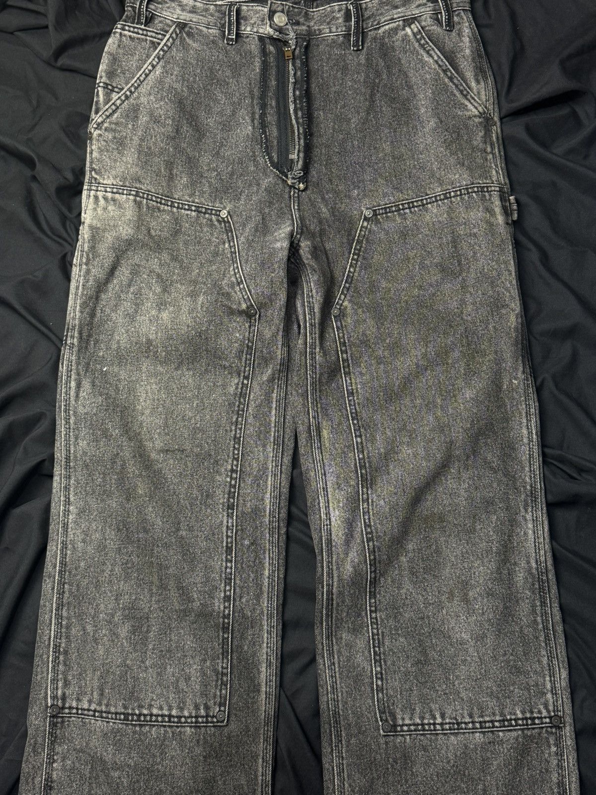 Andersson Bell Archived Andersson Bell Denim Pants Double Knee Carpenter JW Size US 33 - 3 Thumbnail