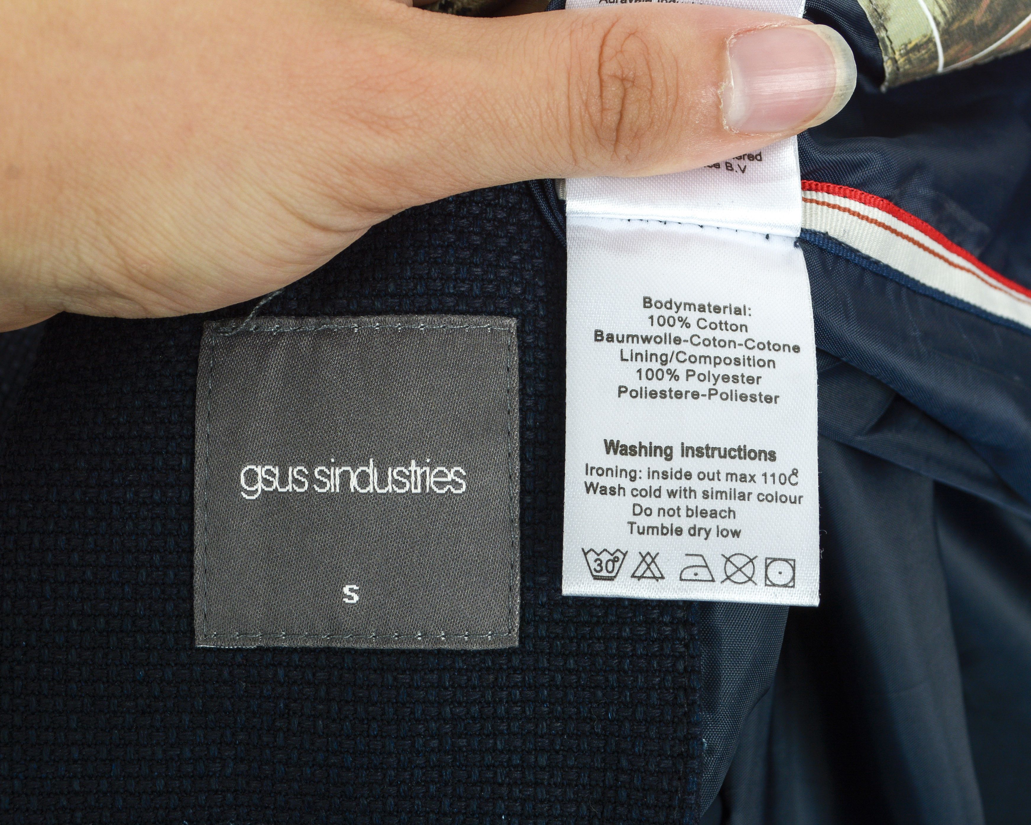 GSUS Sindustries GSUS Industries inwood indigo bomber Jacket Windbreaker Size US S / EU 44-46 / 1 - 6 Thumbnail
