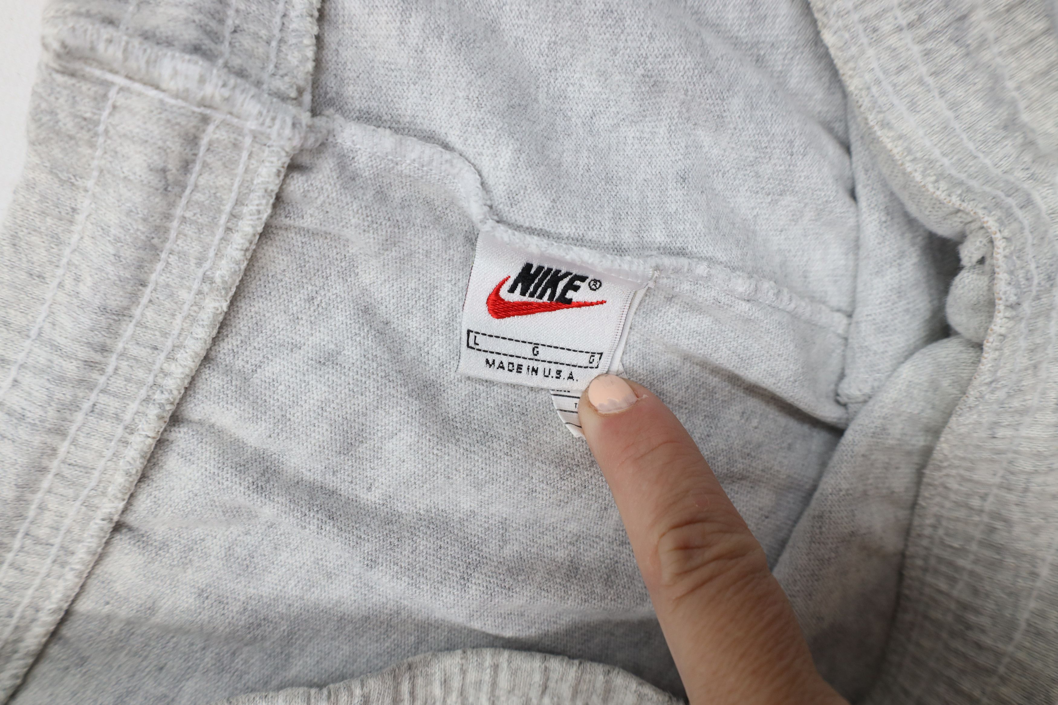 Nike Vintage 90s Nike Mini Swoosh Above Knee Shorts Gray USA Size US 34 / EU 50 - 7 Thumbnail