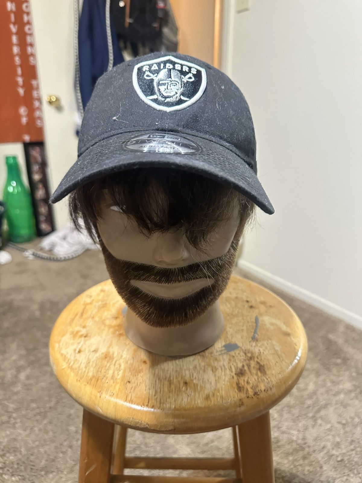 NFL Vintage NFl Las Vegas Raiders “triple black” hat 00s Size ONE SIZE - 1 Thumbnail