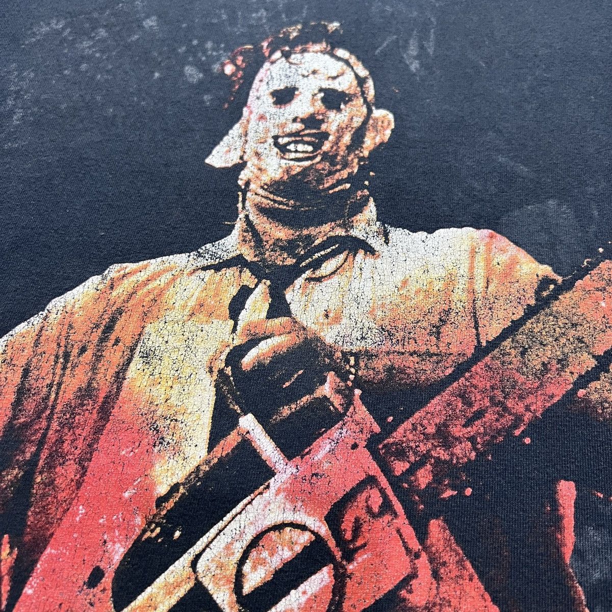 Expert Horror Y2K The Texas Chain Saw Massacre Movie Tee 2XL Faded Size US XXL / EU 58 / 5 - 6 Thumbnail