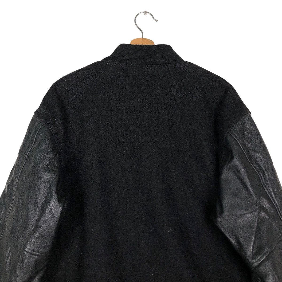 Japanese Brand 🔥Vintage Bomber Leather Jacket GAME Made in USA Sportswear Size US XL / EU 56 / 4 - 9 Thumbnail