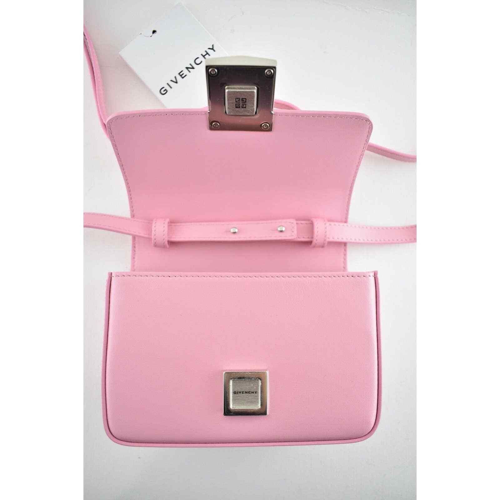 Givenchy Givenchy Mini Leather Silver Flap Crossbody Shoulder Bag Size ONE SIZE - 10 Thumbnail