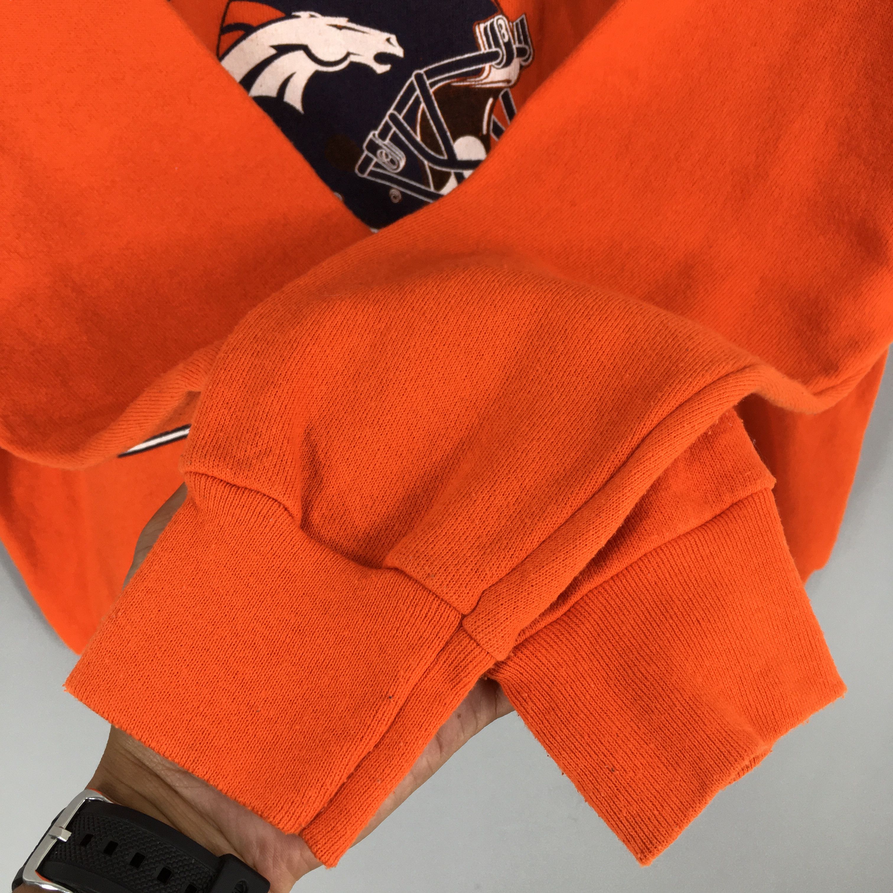 NFL Vintage Denver Broncos Rugby NFL Orange Sweatshirt Large Size US L / EU 52-54 / 3 - 5 Thumbnail
