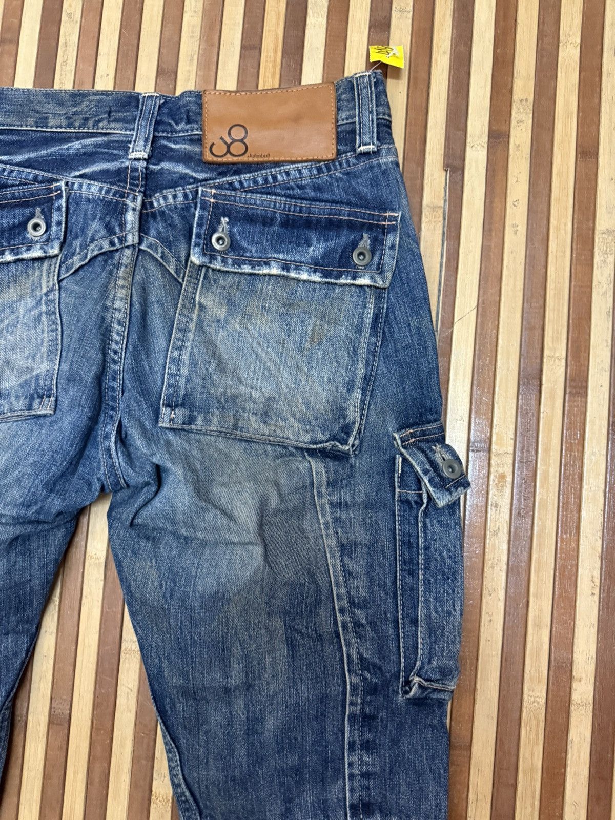 Johnbull Vintage JOHNBULL Denim Cargo Pants 7 Pockets / Streetwear Size US 28 / EU 44 - 10 Thumbnail