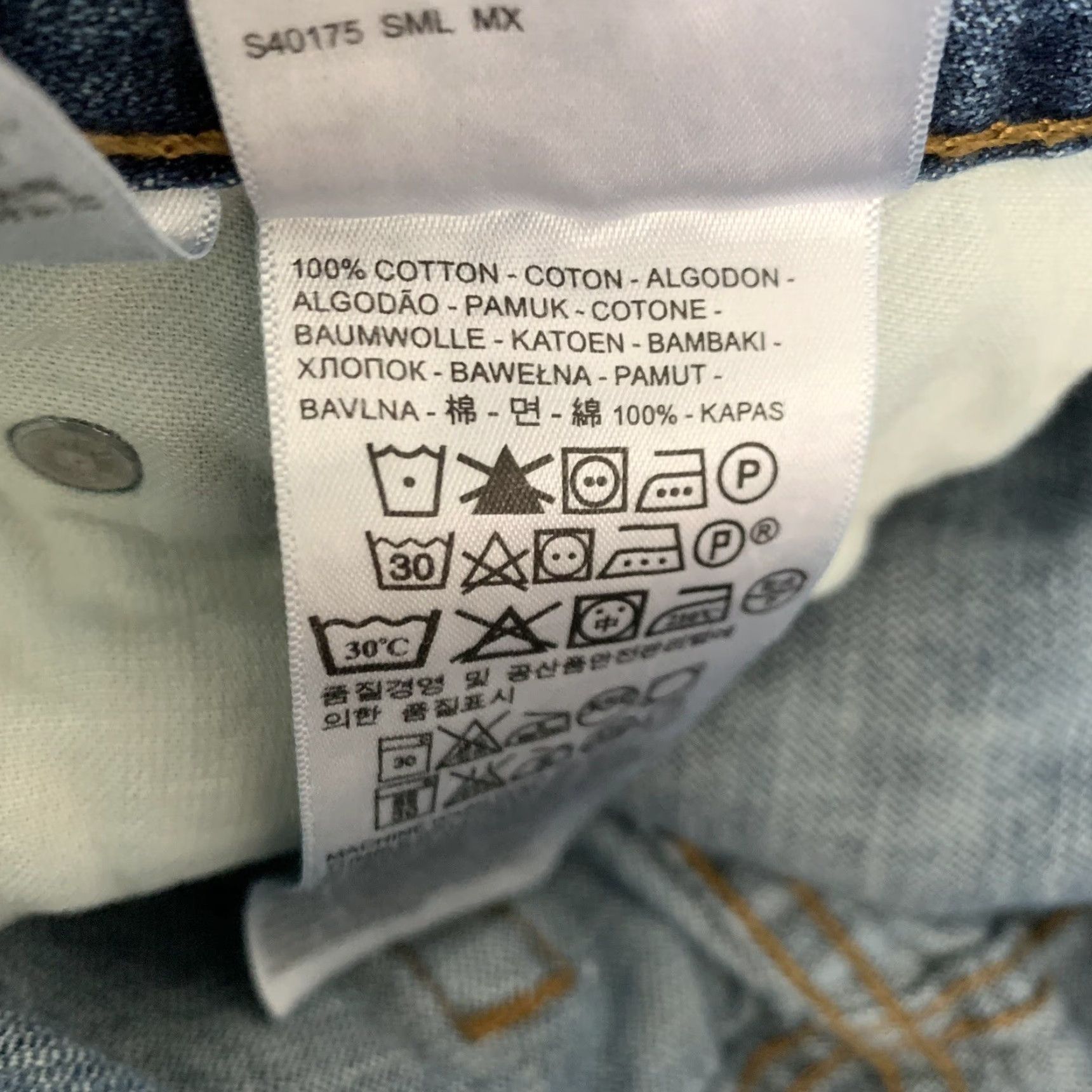 Levi's Levi’s 514 Jeans Slim Straight 36x29.5 Denim Blue 100% Cotton Mens Regular Slim Straight Jeans Size US 36 / EU 52 - 6 Thumbnail