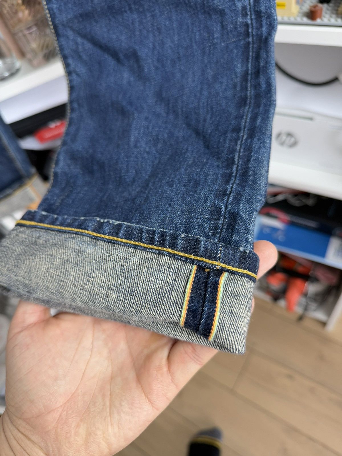 Edwin × Japanese Brand Edwin ESC33M Japanese selvedge denim pants 33x32 505 jeans Size US 33 - 10 Thumbnail