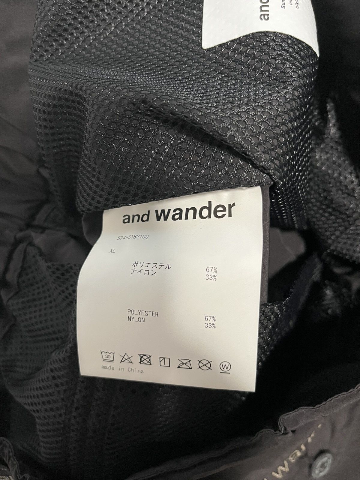 And Wander and Wander Oversized Cargo Short Pants Size US 32 / EU 48 - 9 Thumbnail
