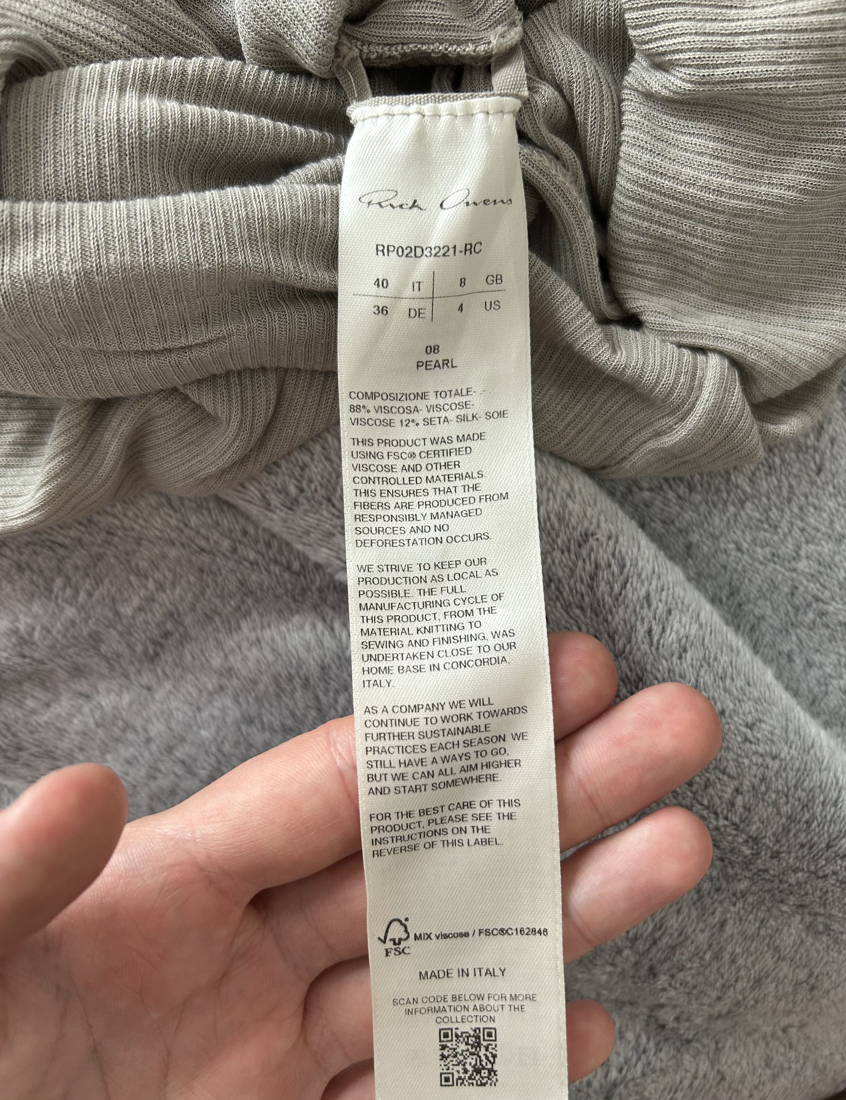 Rick Owens Rick Owens Cropped Banana Long Size S / US 4 / IT 40 - 7 Thumbnail