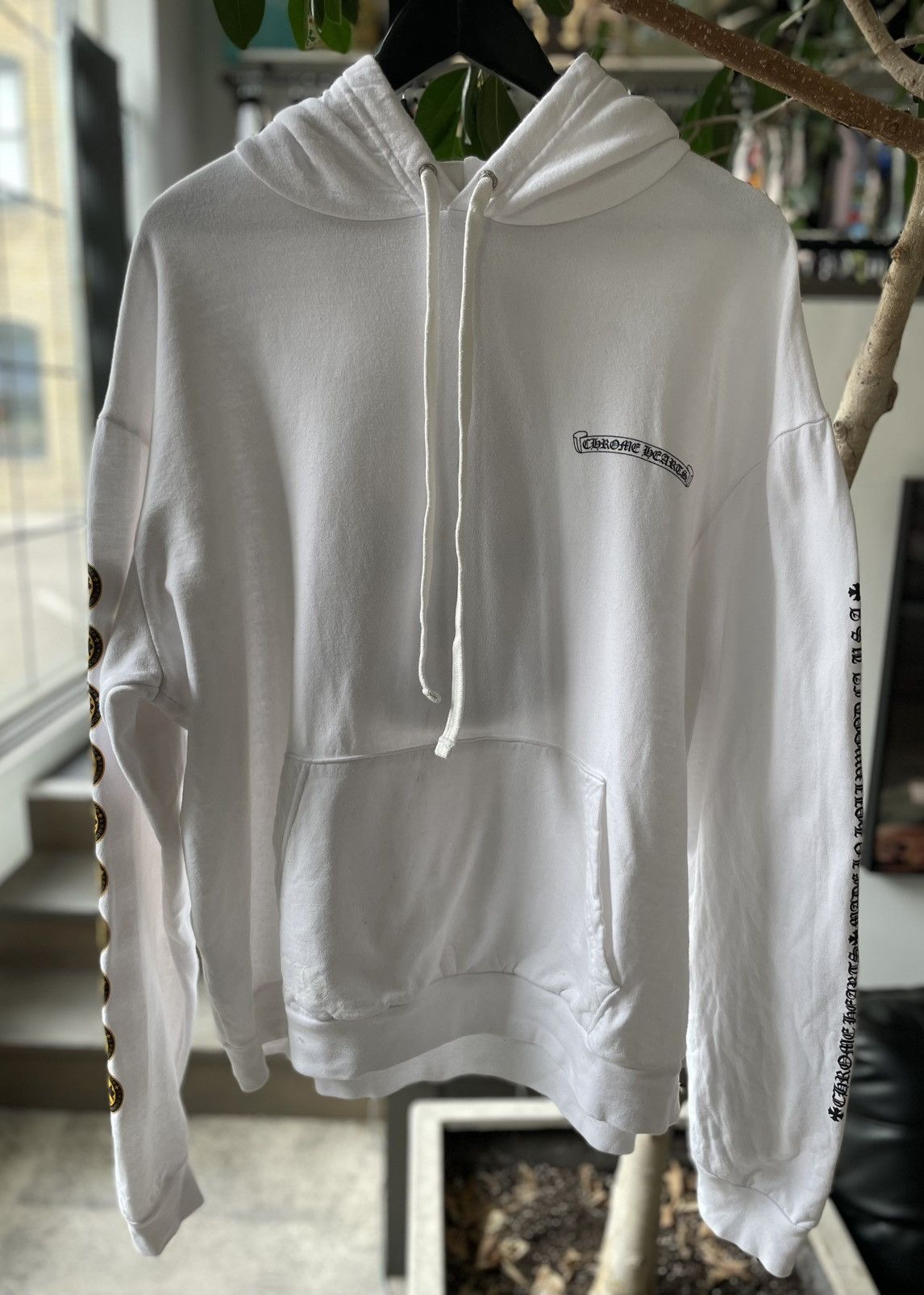 Chrome Hearts Chrome Hearts Plus Cross Sweatshirt White Size US L / EU 52-54 / 3 - 1 Thumbnail