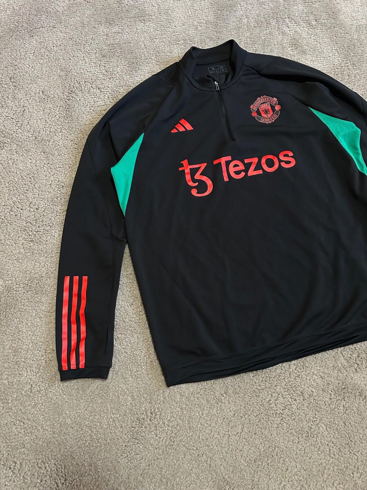 Adidas MANCHESTER UNITED 2023/2024 TRAINING TOP 1/4 ZIP ADIDAS XL Size US M / EU 48-50 / 2 - 2 Thumbnail