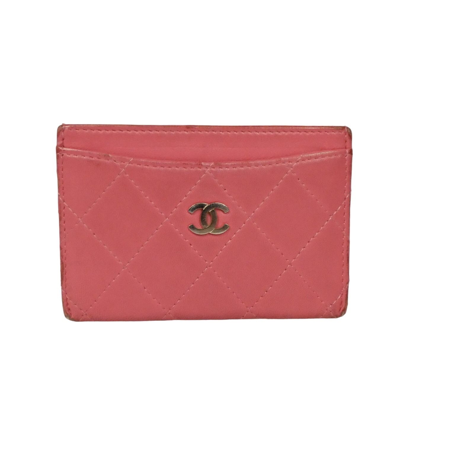 Chanel Chanel Matrasse Pink Cards Holder Size ONE SIZE - 1 Thumbnail