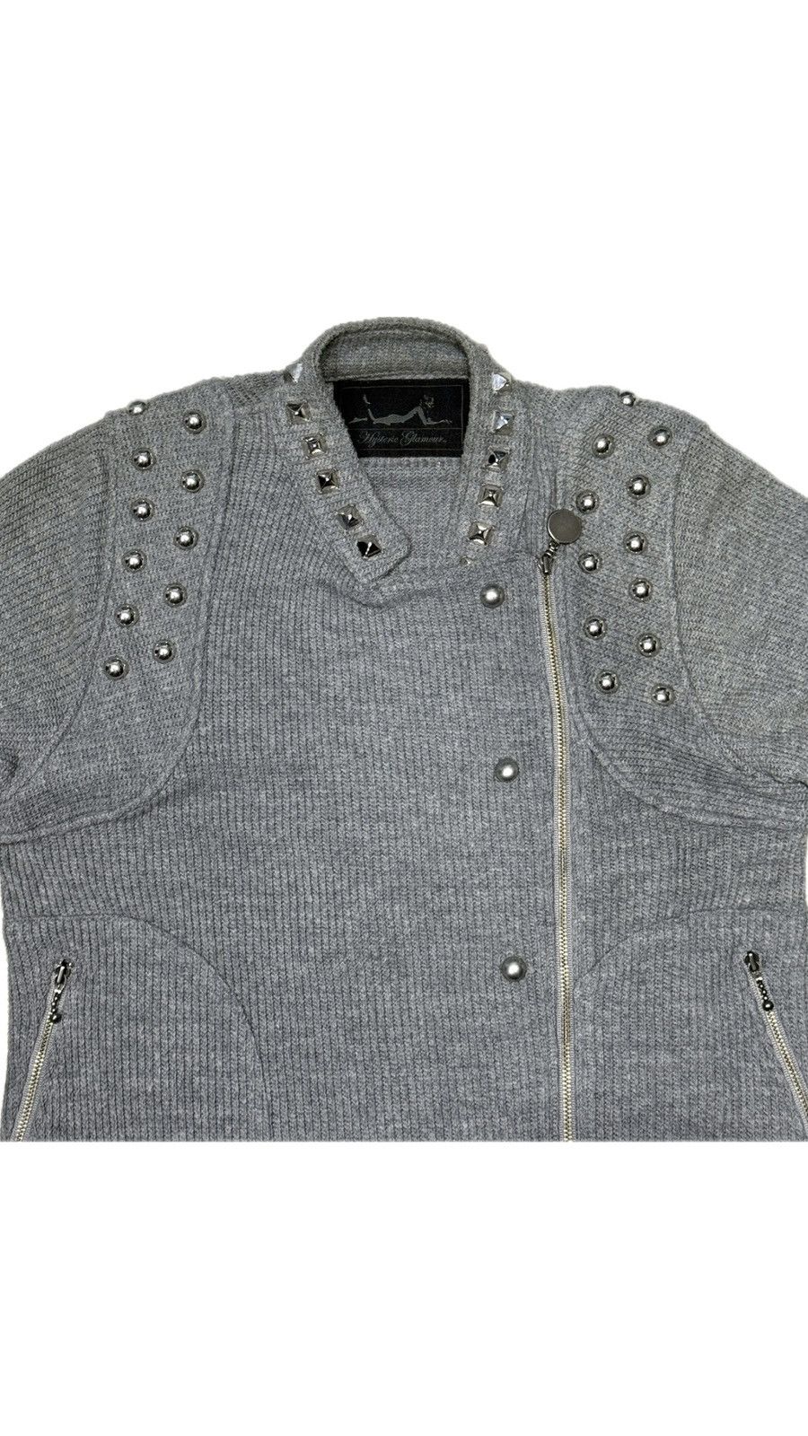 Hysteric Glamour 00s hysteric glamour studded rider jacket Size US S / EU 44-46 / 1 - 2 Thumbnail