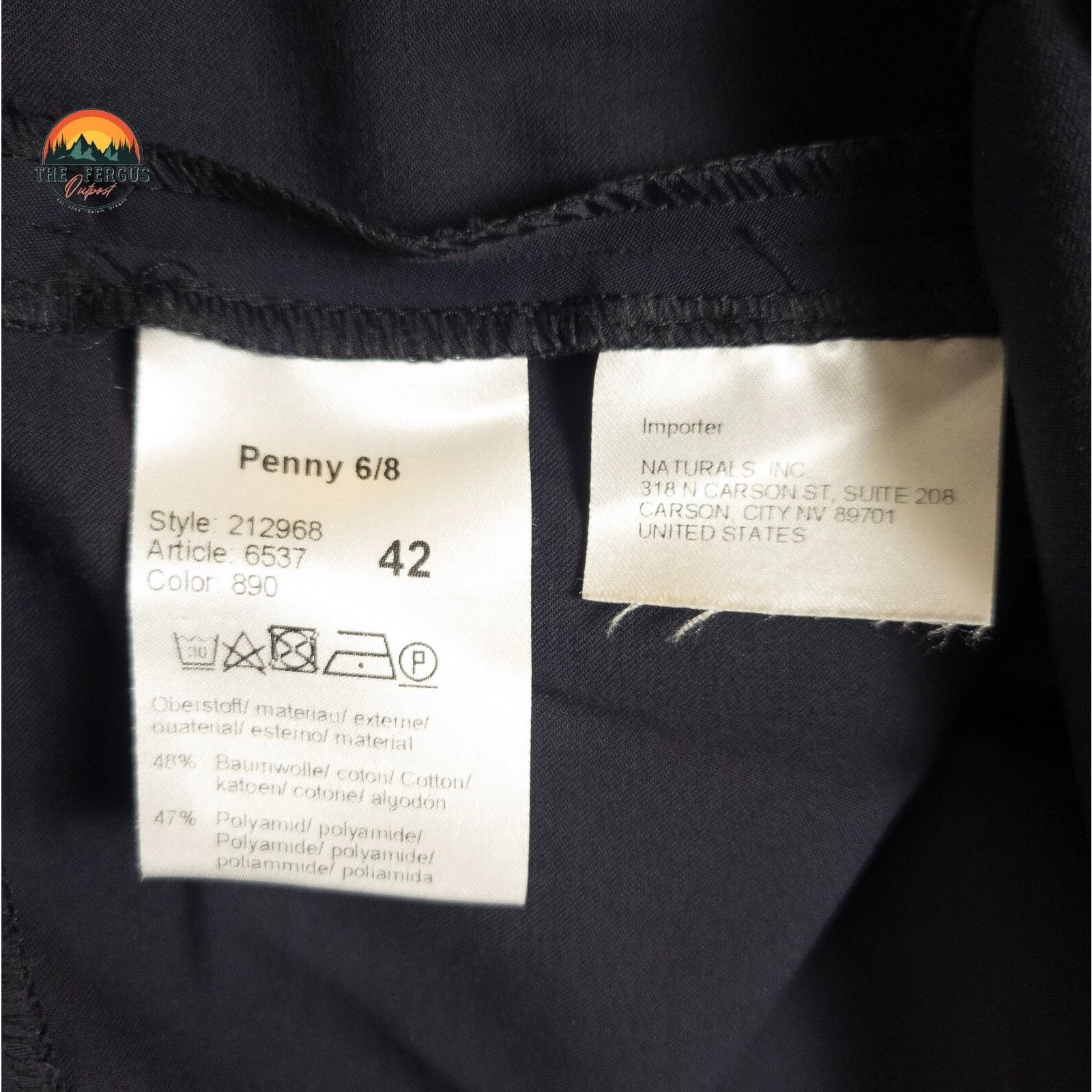 Other Raffaello Rossi Crop Pant Blk Penny Wmn EU42 (US 6/8) Size 42" / US 20 - 7 Thumbnail