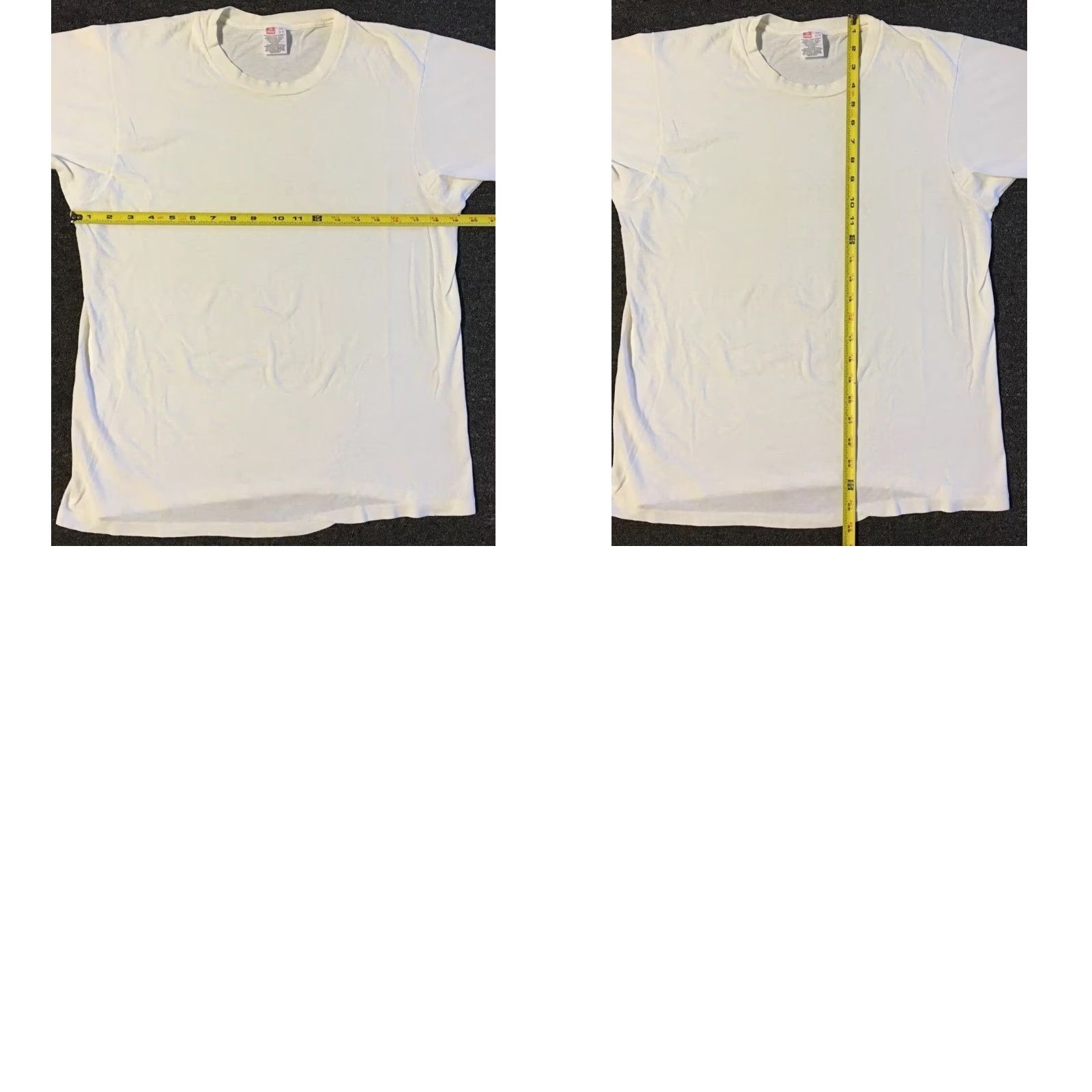 Hanes Vtg Hanes Shirt 90s Grunge Biker Punk Skate Surf Trucker Distressed S Mens White Casual T-Shirt Size S Size US S / EU 44-46 / 1 - 10 Thumbnail