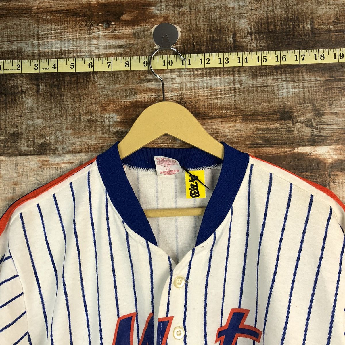 MLB Major League Mets MLB made in usa White Jersey #A2353 Size US L / EU 52-54 / 3 - 4 Thumbnail