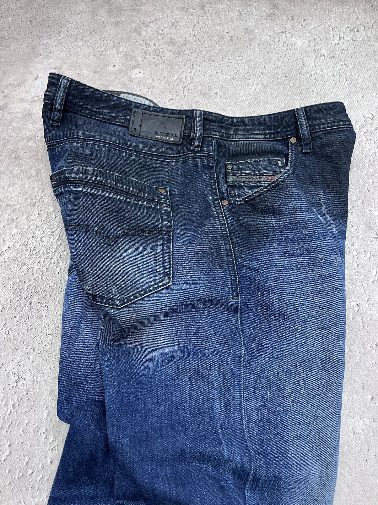 Diesel × Vintage Y2K Vintage Diesel Jeans Denim Washed CARGO Pants Size US 34 / EU 50 - 8 Thumbnail