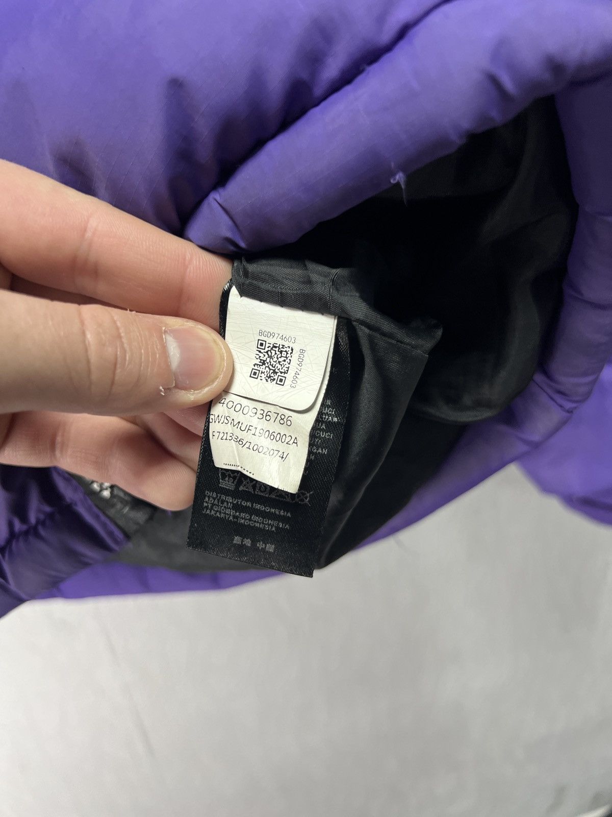 The North Face The North Face Purple/Black Puffer Jacket Vintage Style Size US S / EU 44-46 / 1 - 9 Thumbnail