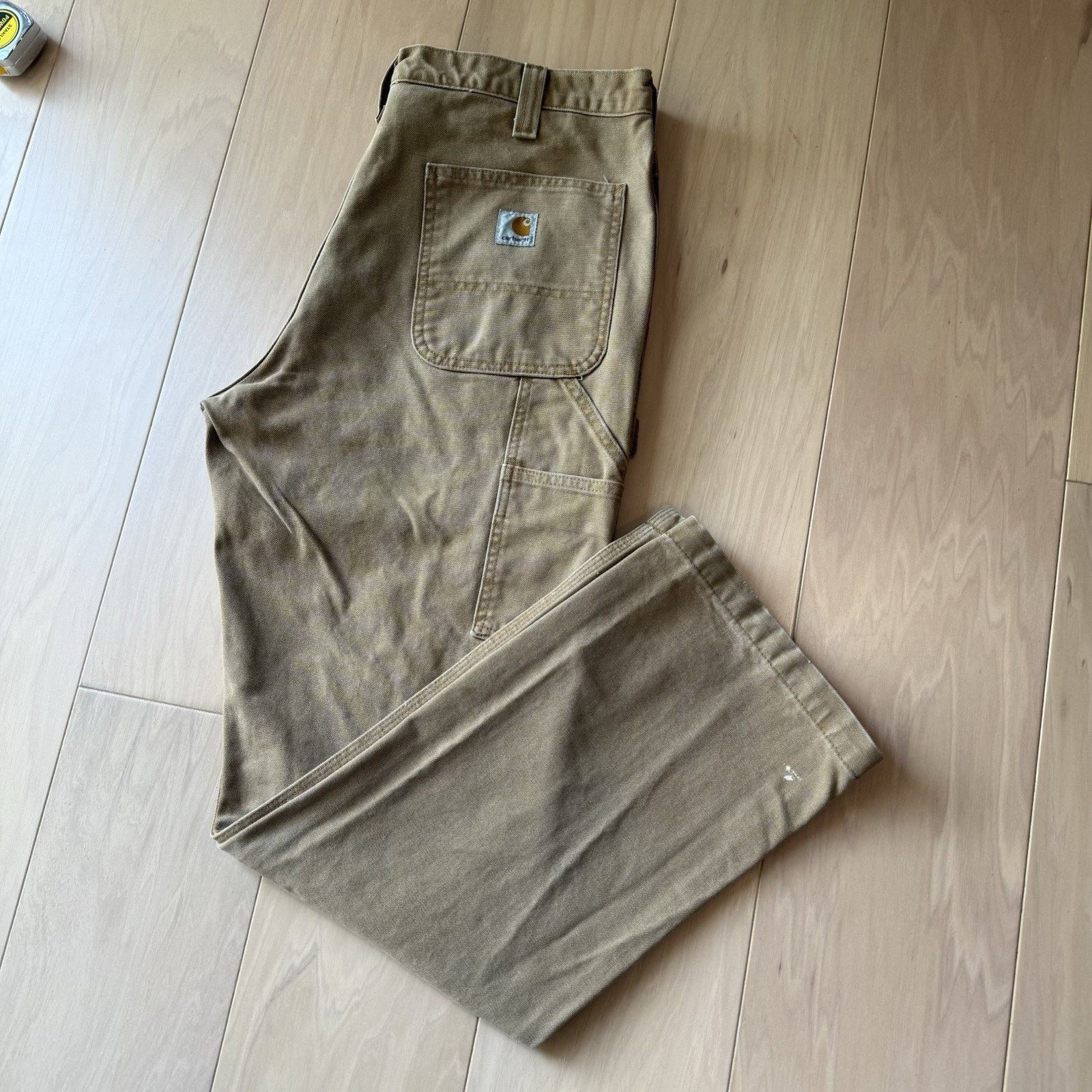 Carhartt × Vintage Vintage Carhartt Carpenter Pants 36 Brown Straight Leg Size US 36 / EU 52 - 10 Thumbnail
