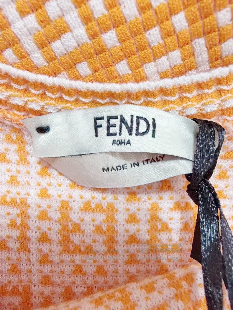 Fendi Fendi Dress with full logo print Size XXS / US 00 / IT 34 - 3 Thumbnail