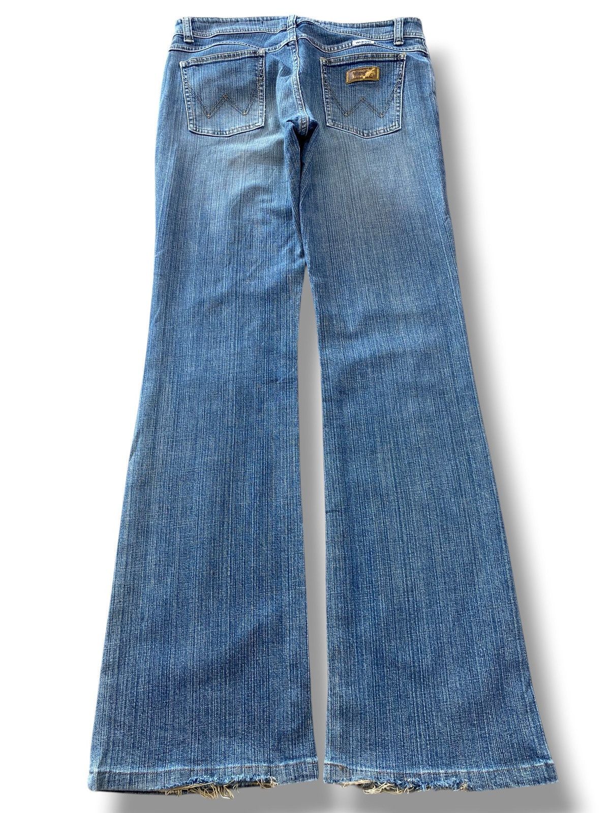 Wrangler Wrangler Haight Waist Faded Wash Style Flare Jeans Size 30" / US 8 / IT 44 - 3 Thumbnail