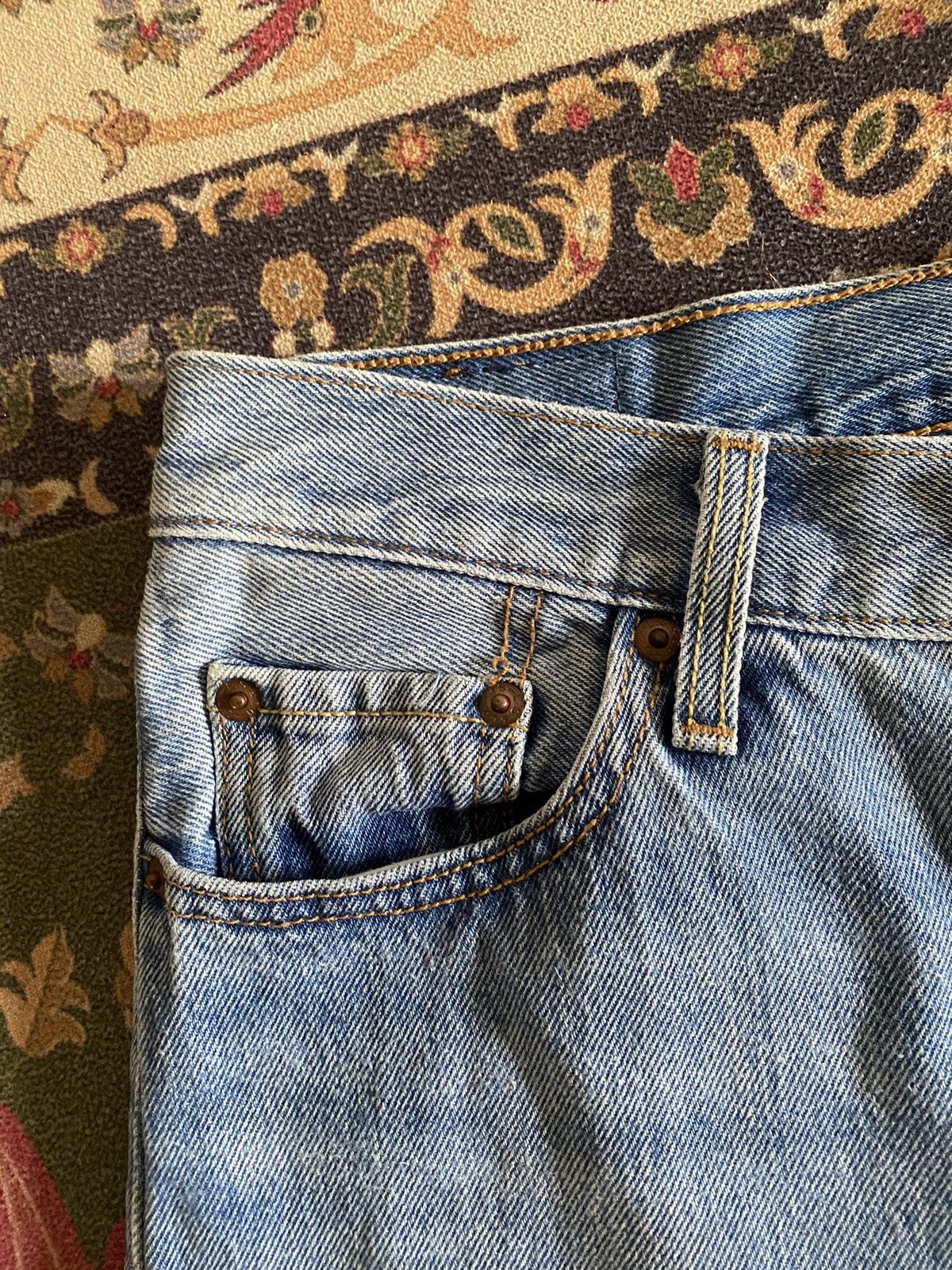 Levi's × Levi's Vintage Clothing Levi’s CT 501 Distressed Denim Jeans Size US 28 / EU 44 - 6 Thumbnail