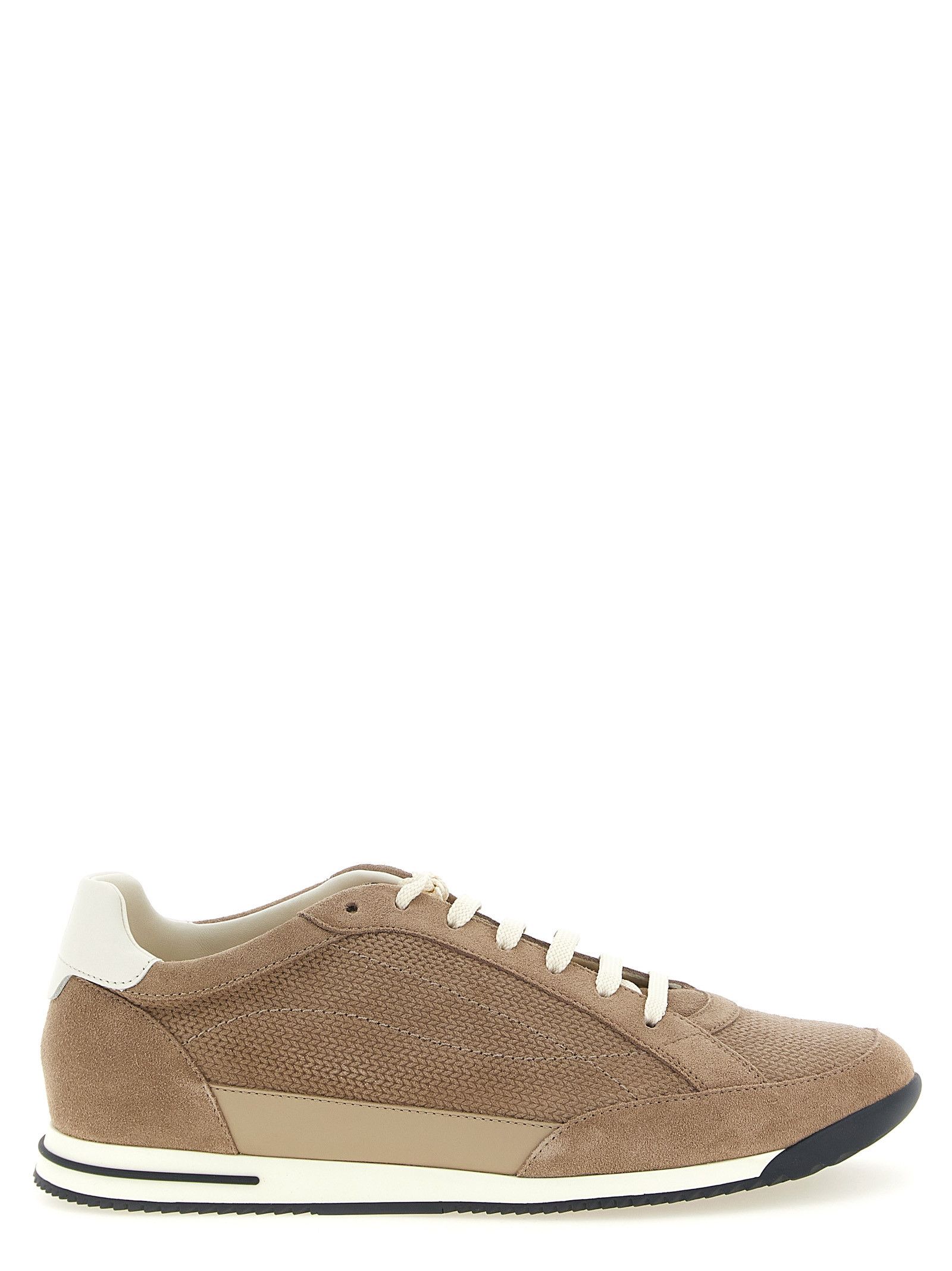 Brunello Cucinelli Knit-Effect Suede Sneakers Size US 11 / EU 44 - 1 Thumbnail