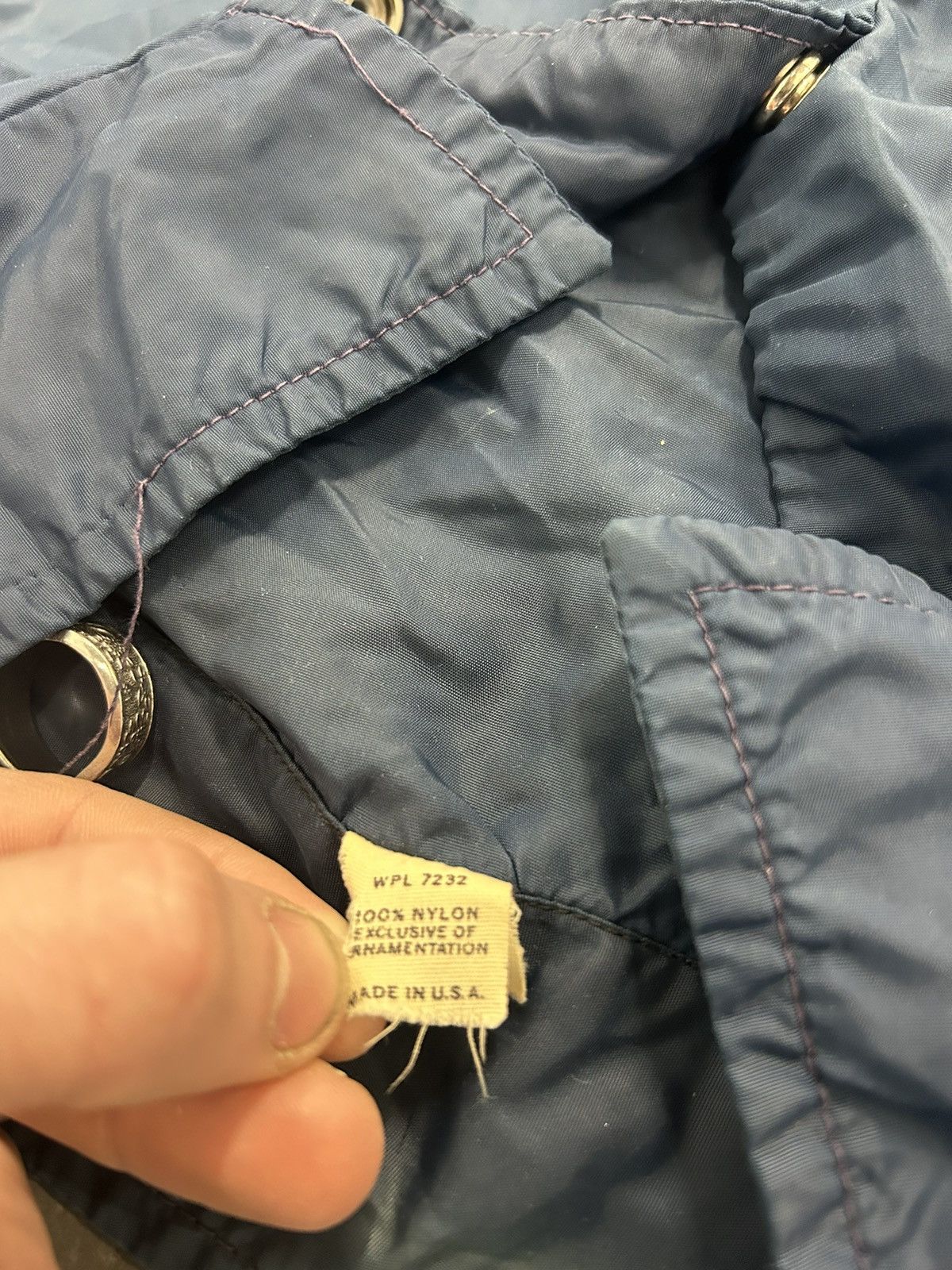 Russell Athletic × Vintage Vintage Russel 1960s nylon jacket Size US L / EU 52-54 / 3 - 5 Thumbnail