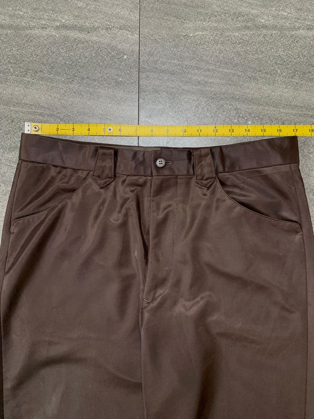 Issey Miyake FREE TAX ! Shiny Tapered Trousers Size US 33 - 10 Thumbnail
