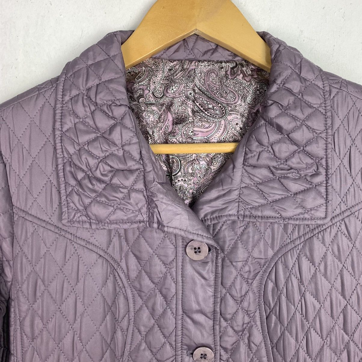 Japanese Brand × Vintage Vintage Three Flora Quilted Jacket Size US M / EU 48-50 / 2 - 2 Thumbnail