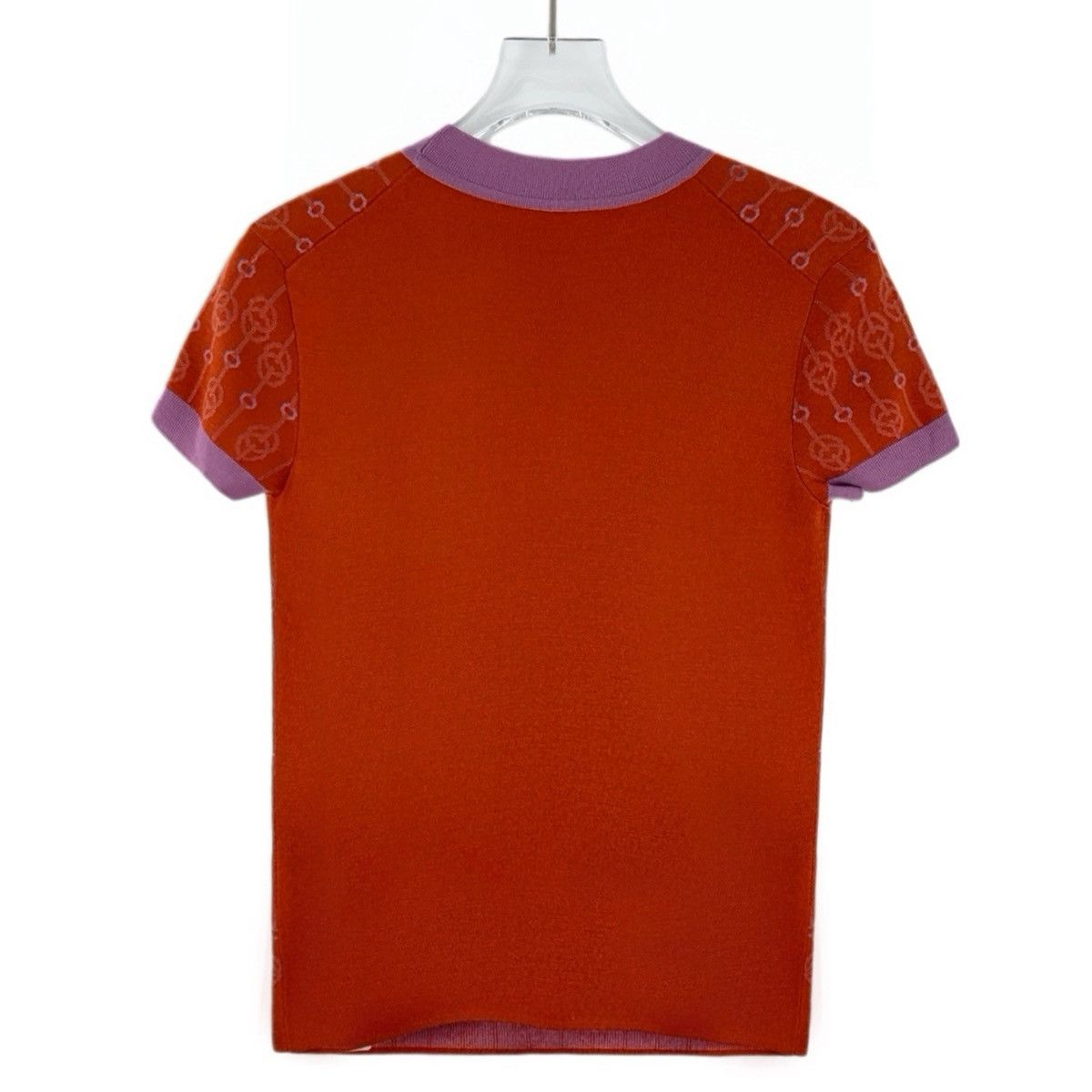 Hermes Hermès Jacquard All Over Print Short Sleeve T-shirt K26WX Size S / US 4 / IT 40 - 2 Thumbnail