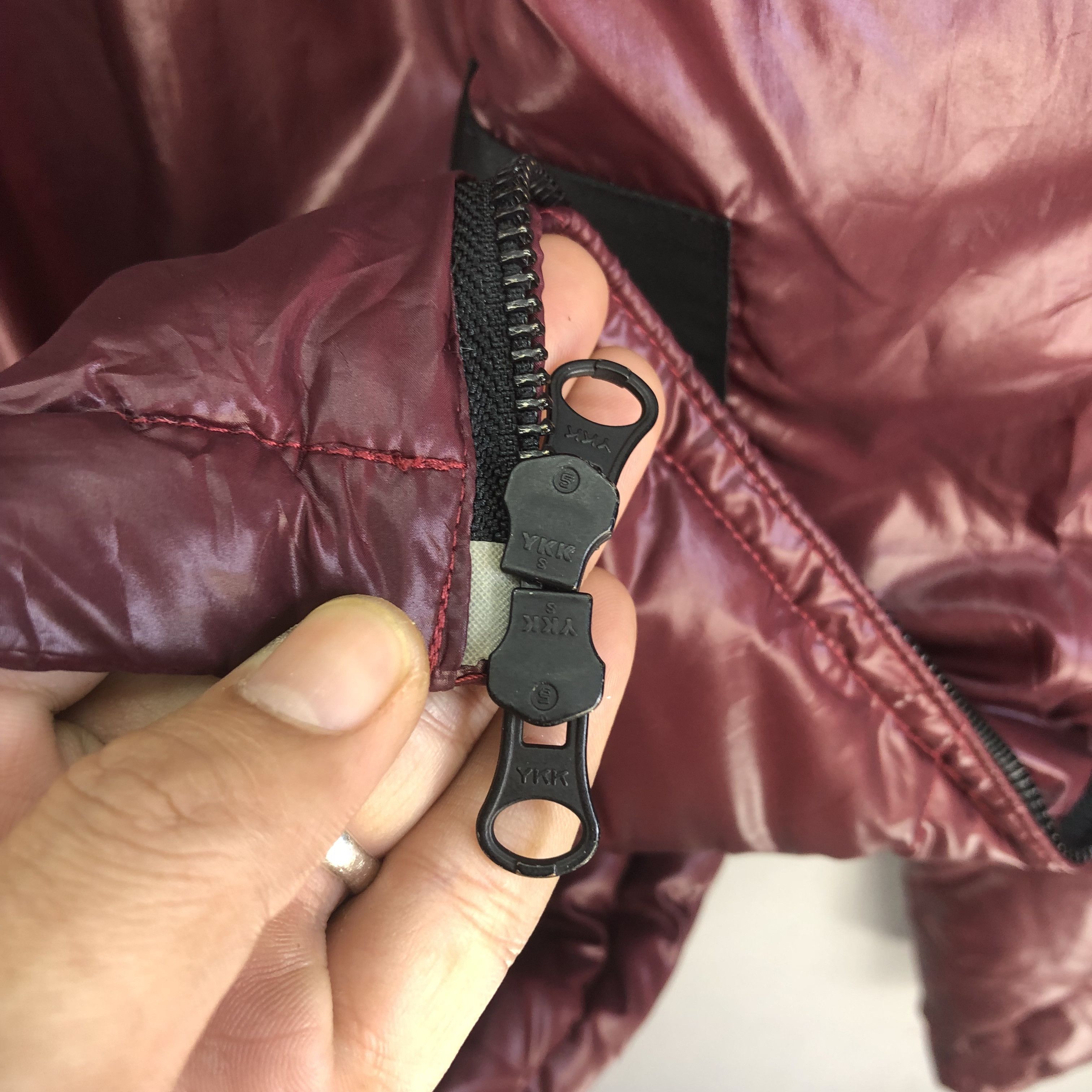 ABAHOUSE Vintage Japanese Brand Double Zip Puffer Down Jacket Size US XS / EU 42 / 0 - 10 Thumbnail