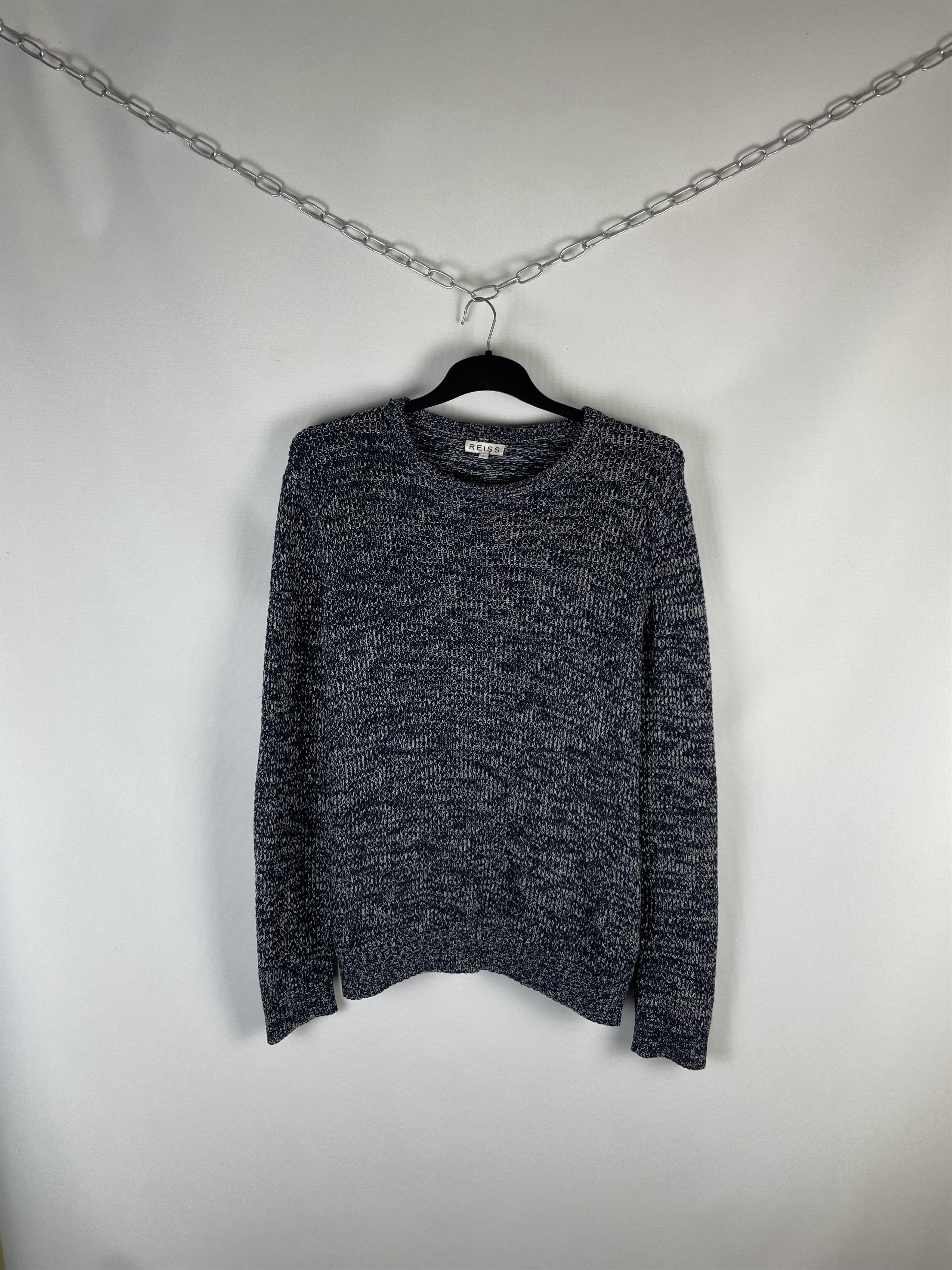 Reiss Reiss Knit Mesh Sweater Size US L / EU 52-54 / 3 - 1 Thumbnail