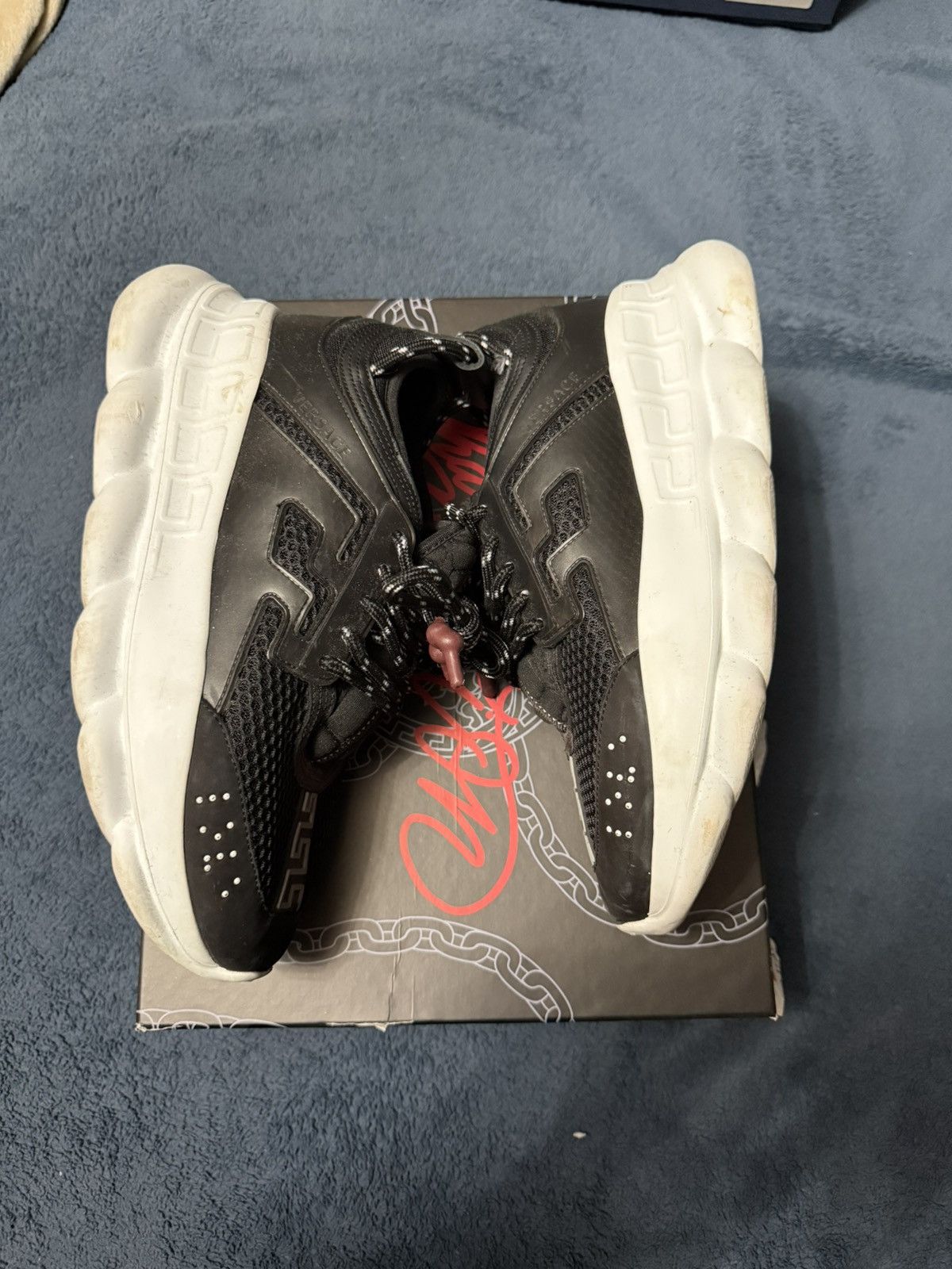 Versace Versace chain reaction sneakers Size US 9 / EU 42 - 4 Thumbnail